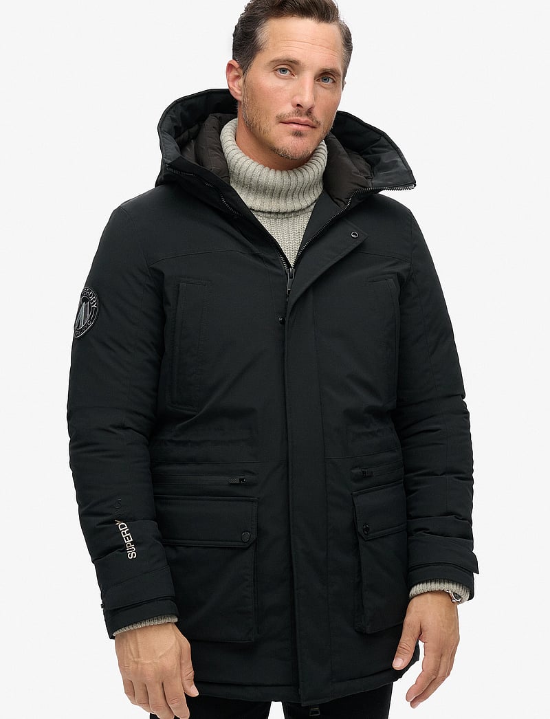 Superdry - CITY PADDED PARKA JACKET - winterjacken - black - 2