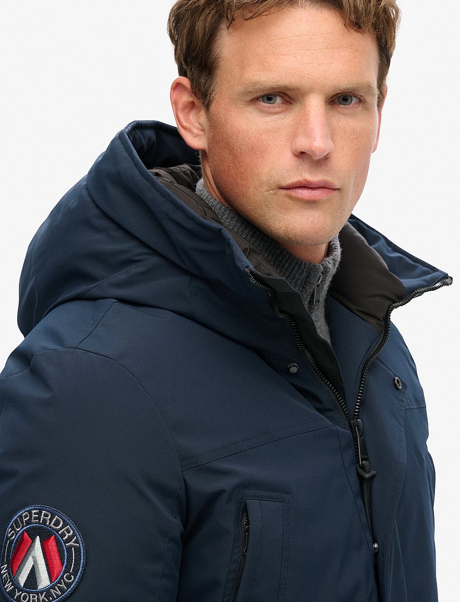 Superdry - CITY PADDED PARKA JACKET - vinterjakker - eclipse navy - 5