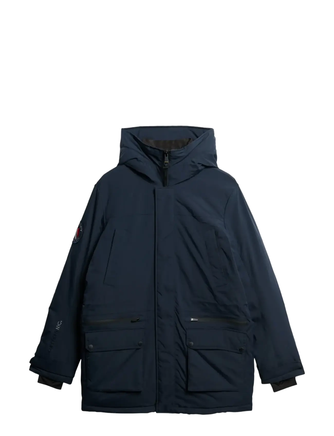 Superdry - CITY PADDED PARKA JACKET - vinterjakker - eclipse navy - 2