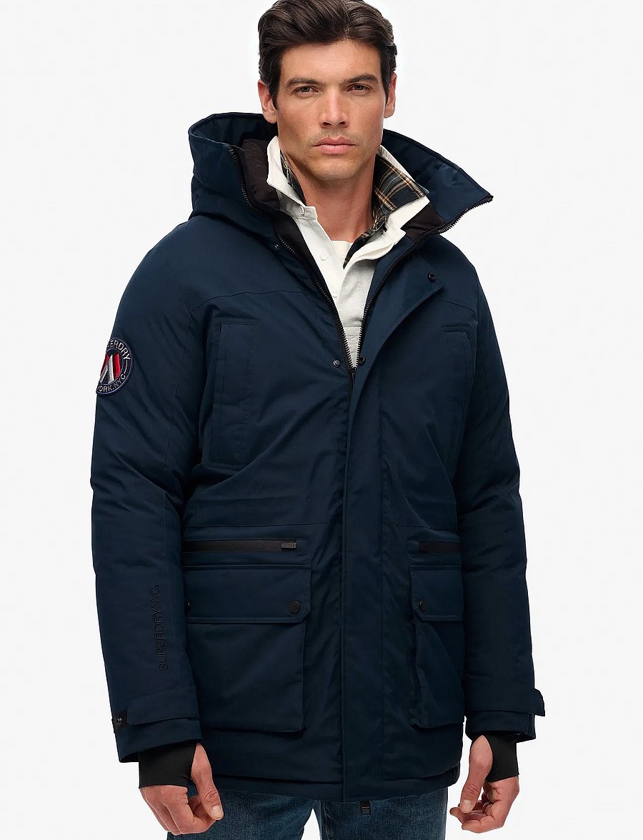 Superdry - CITY PADDED PARKA JACKET - parkas - midnight navy - 3