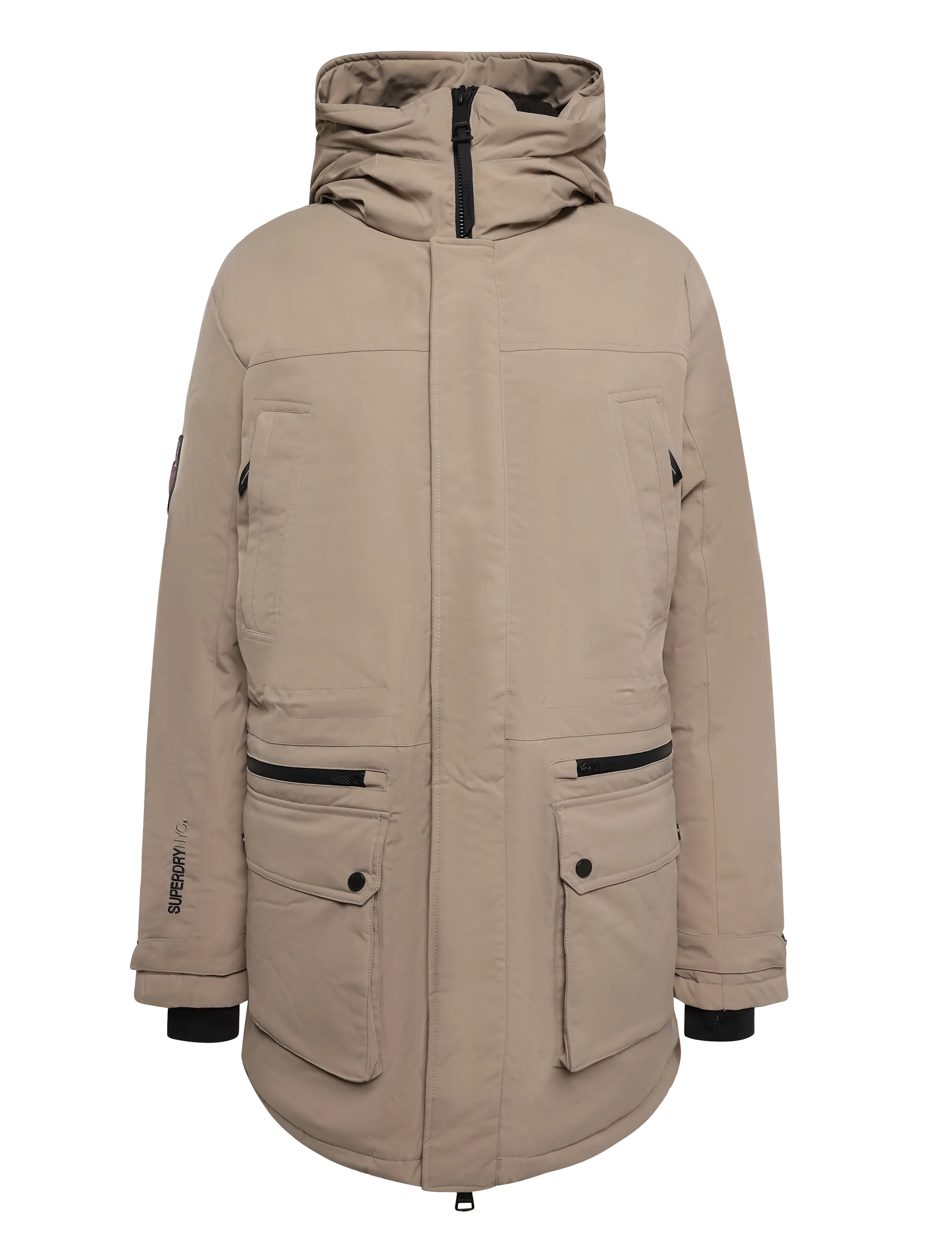 Superdry CITY PADDED PARKA JACKET - Jackor & rockar - TIMBER WOLF BROWN / beige