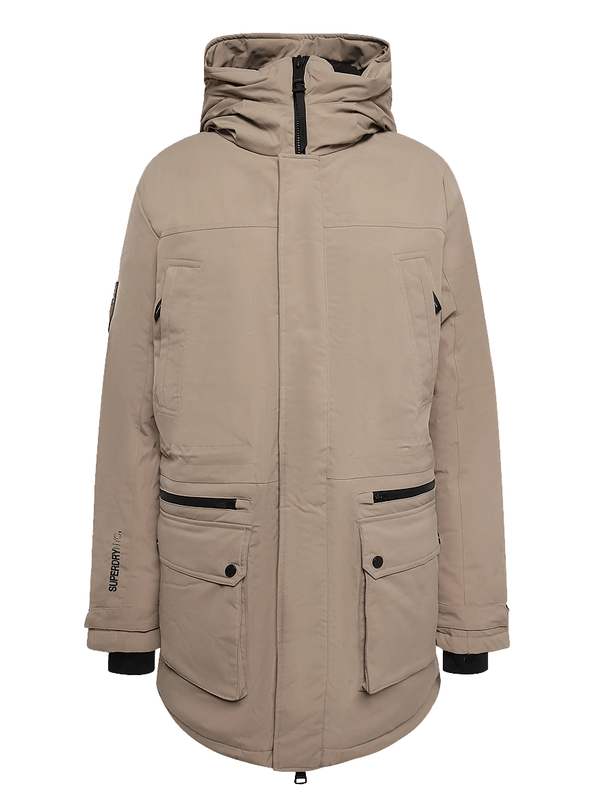Superdry - CITY PADDED PARKA JACKET - winter jackets - timber wolf brown - 1