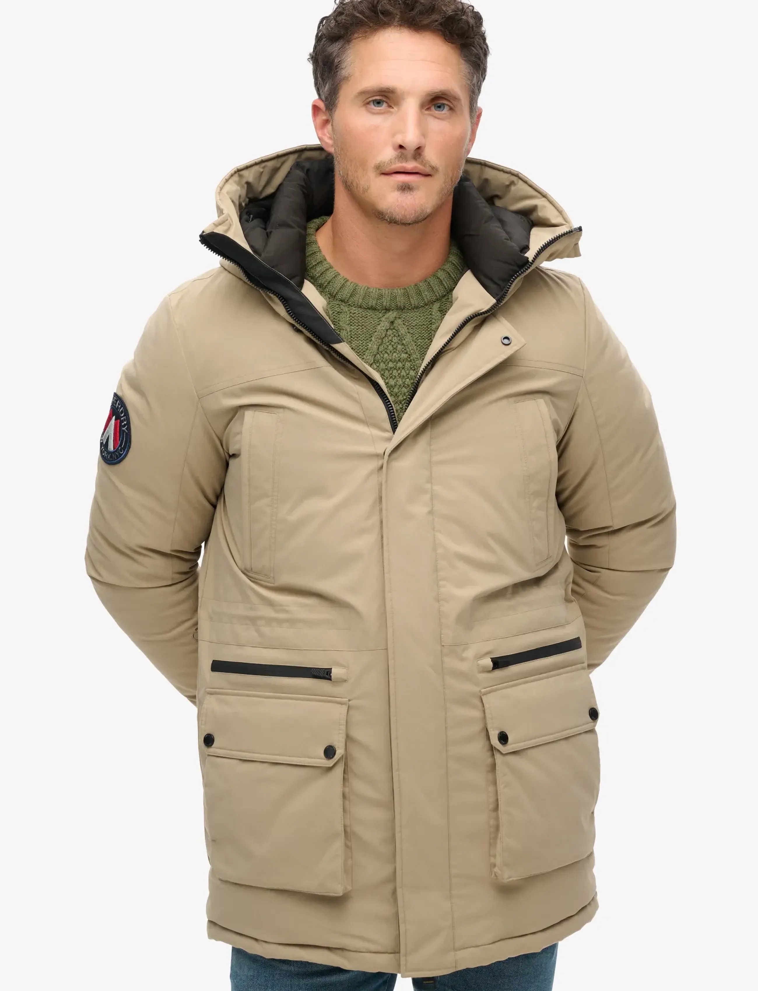 Superdry - CITY PADDED PARKA JACKET - vinterjakker - timber wolf brown - 5