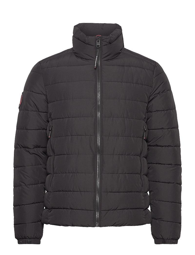 Superdry - FUJI EMB PADDED JACKET - winterjacken - black - 1