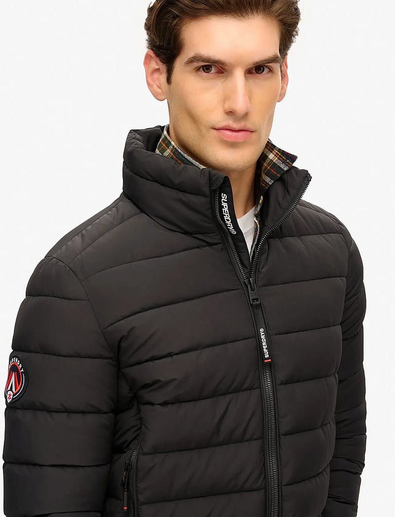 Superdry - FUJI EMB PADDED JACKET - winterjacken - black - 4