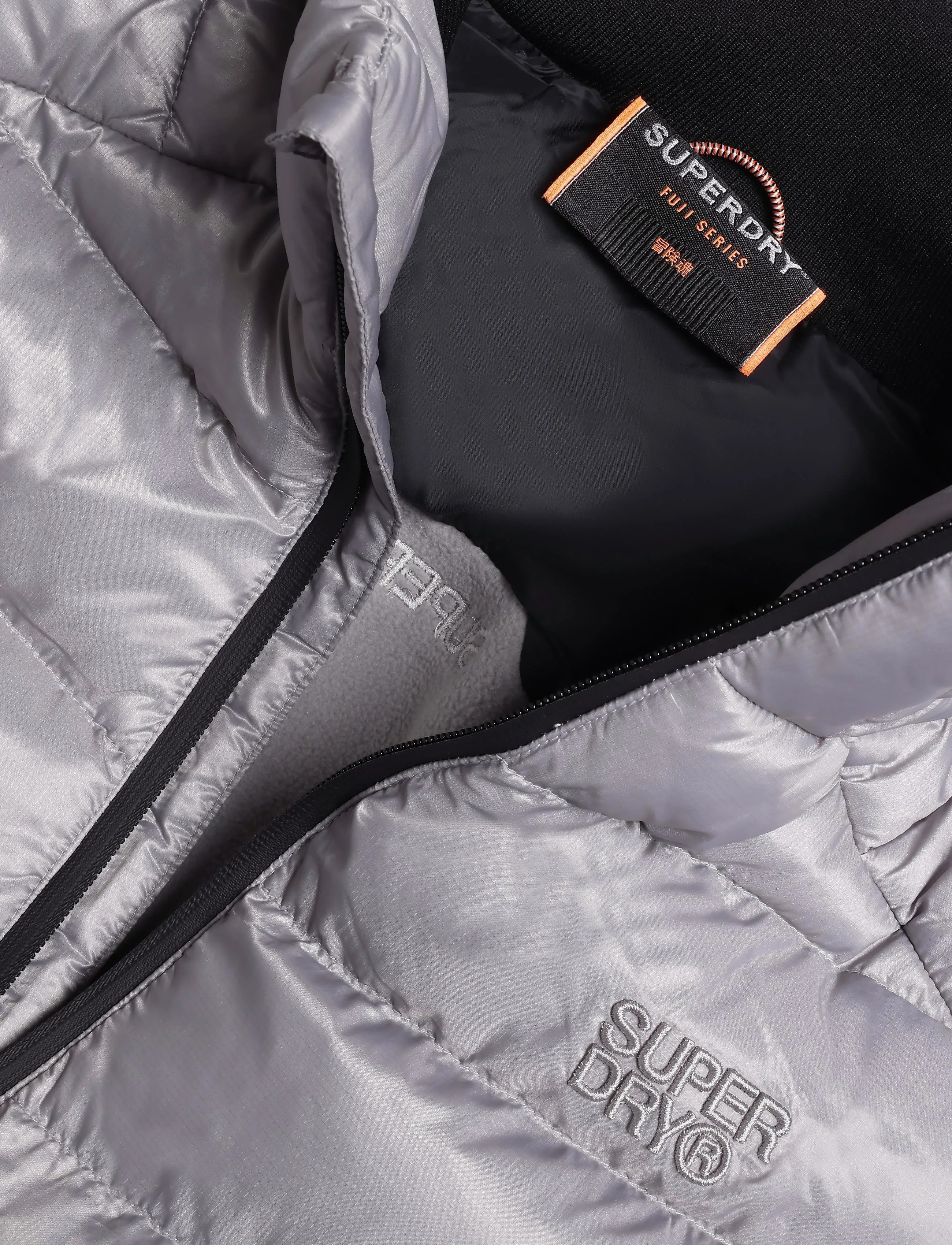 Superdry - STORM KNIT HYBRID PADDED JKT - vinterjackor - grey marl - 5