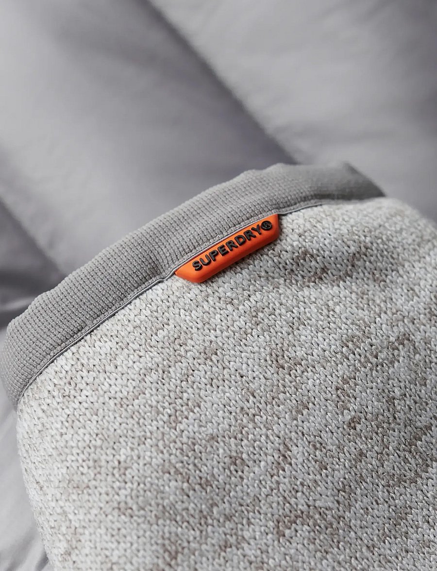 Superdry - STORM KNIT HYBRID PADDED JKT - grey marl - 5