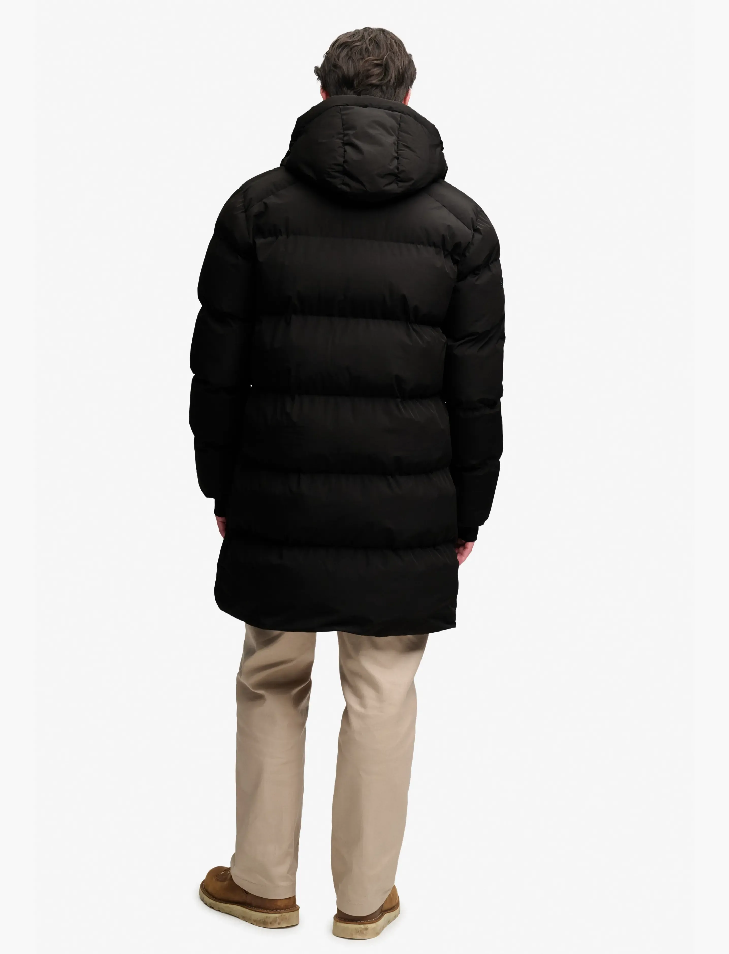 HOODED SPORTS PUFFER MID JKT 3