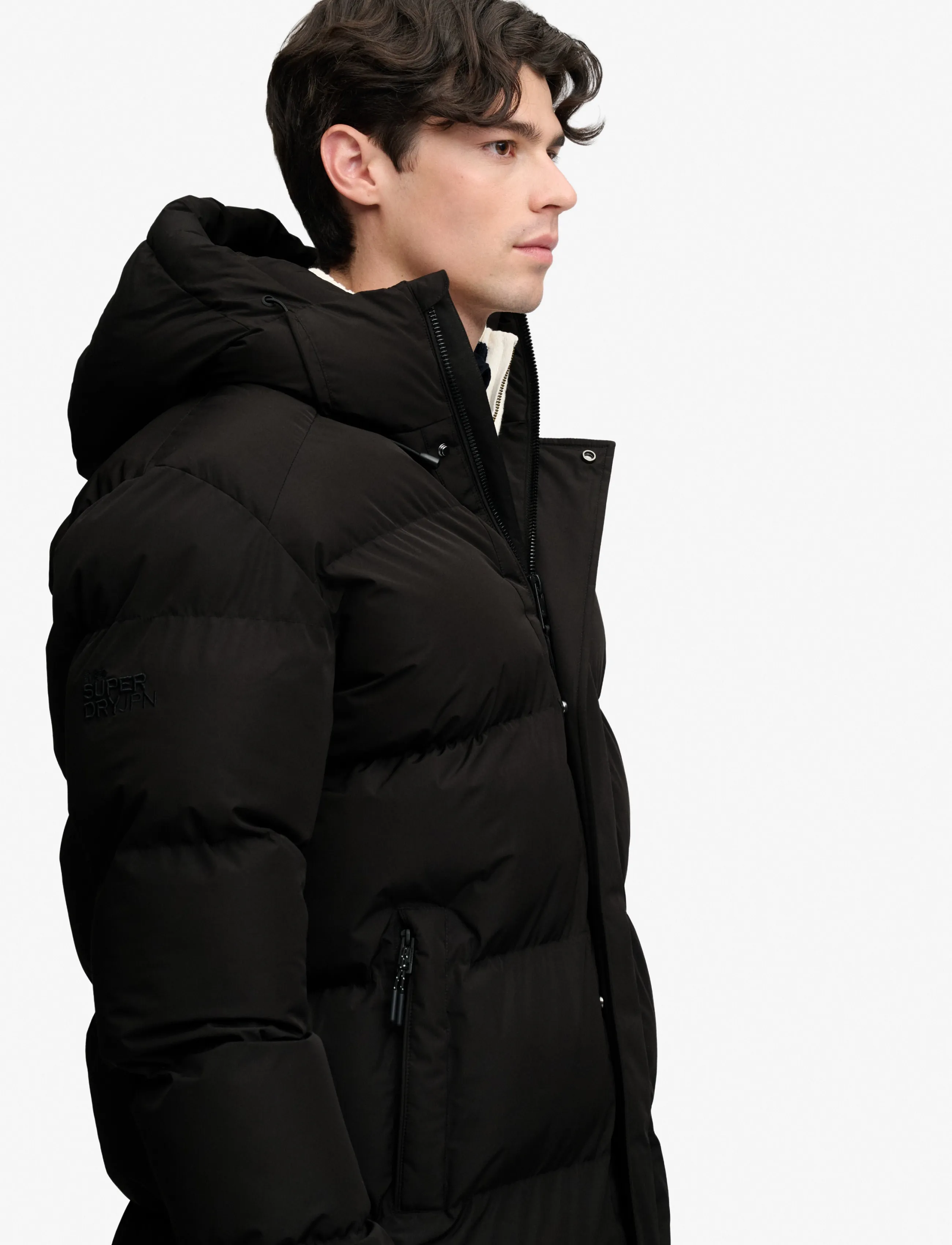HOODED SPORTS PUFFER MID JKT 4