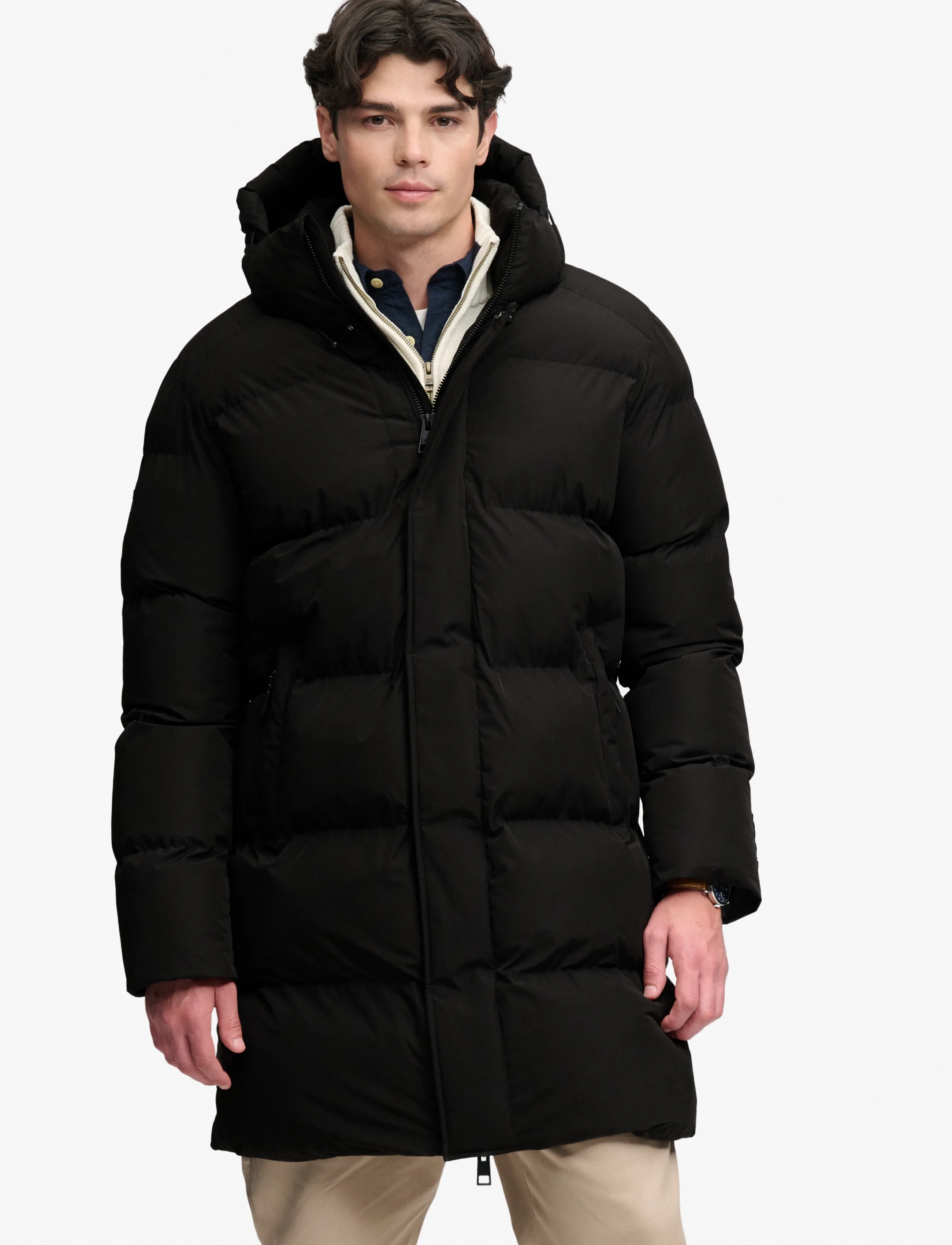 HOODED SPORTS PUFFER MID JKT 5