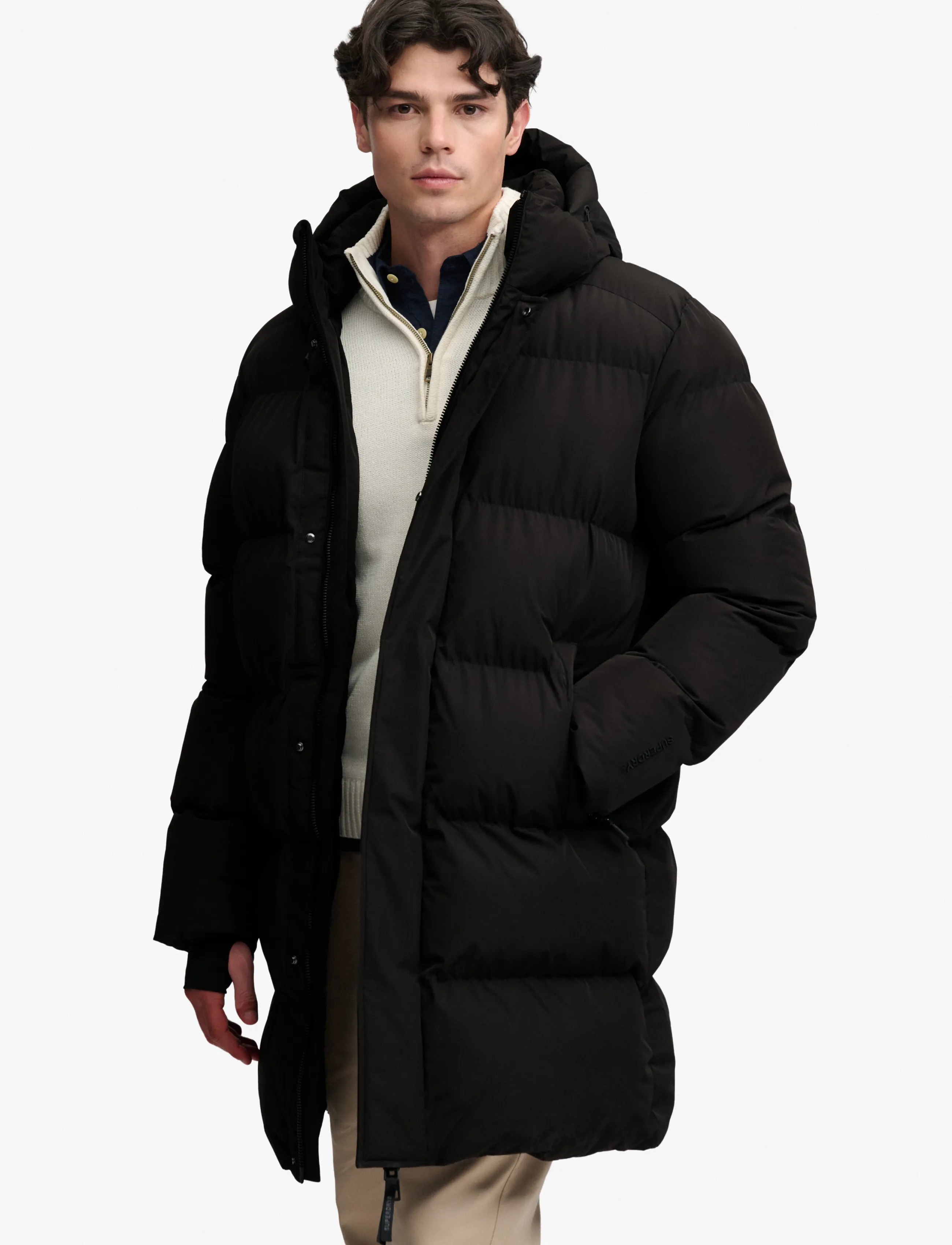 HOODED SPORTS PUFFER MID JKT 6