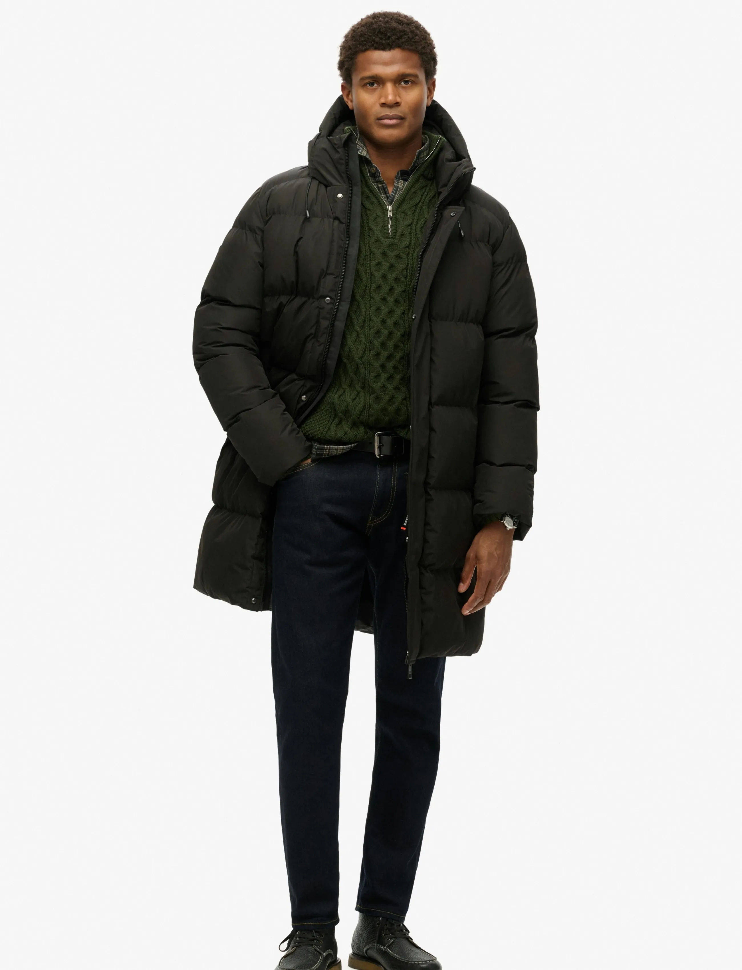 HOODED SPORTS PUFFER MID JKT 8