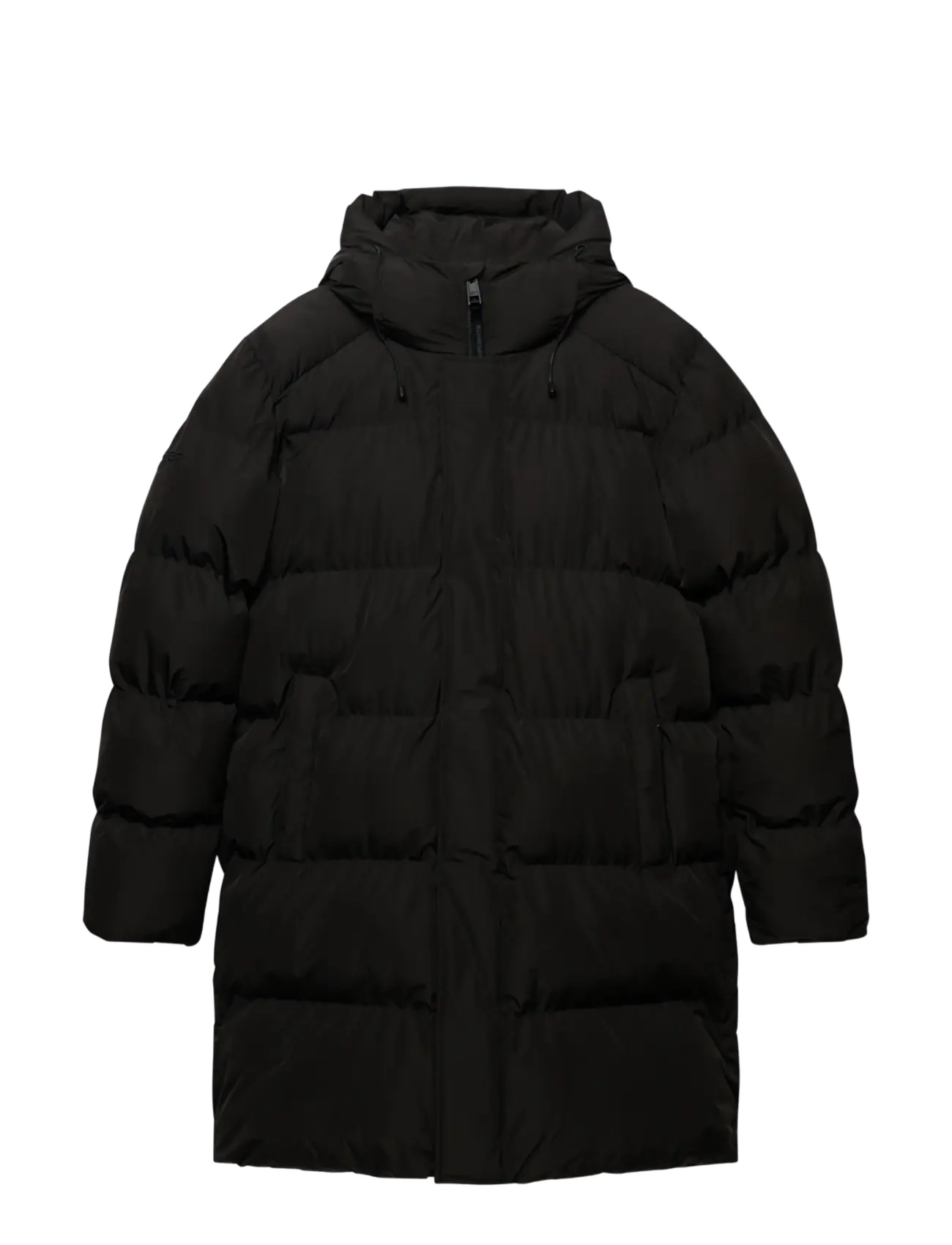 Superdry - HOODED SPORTS PUFFER MID JKT - dunjackor - black - 2