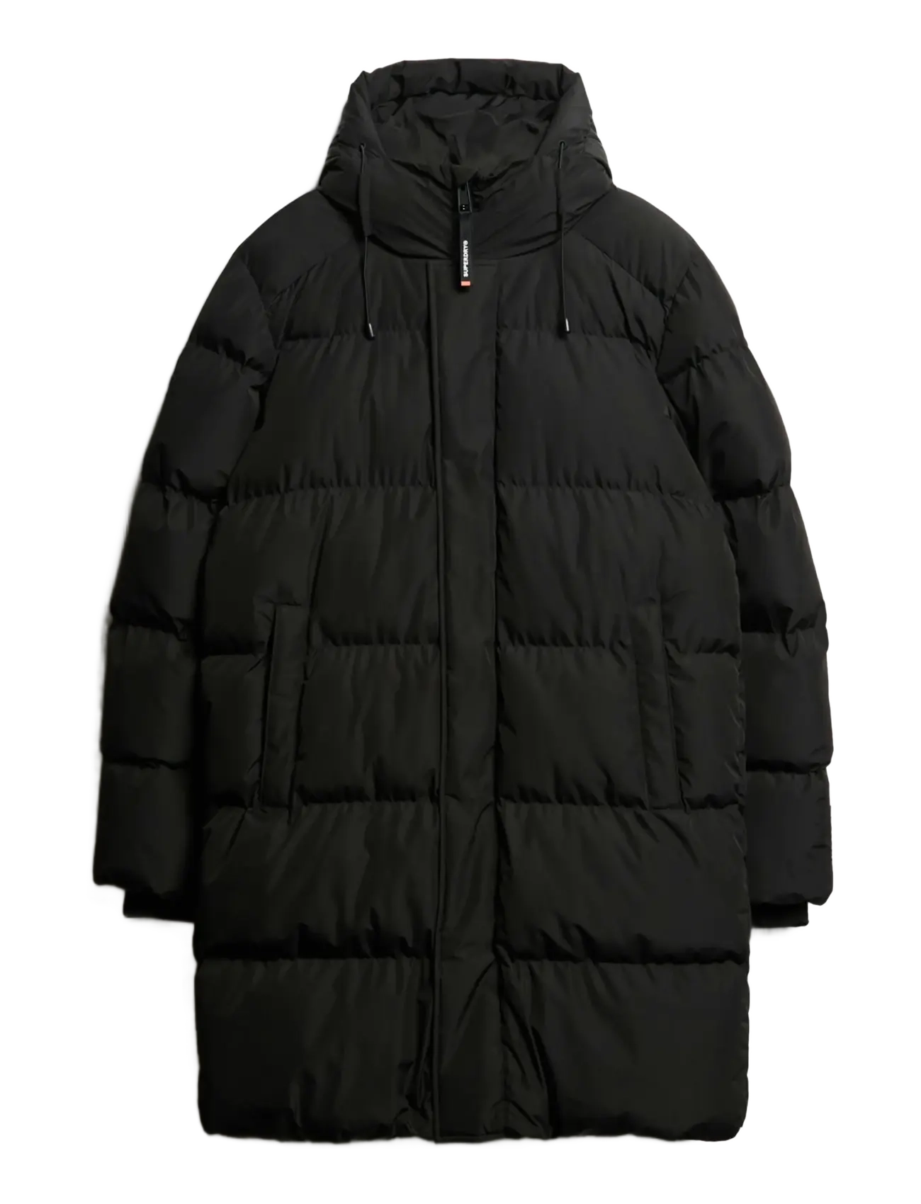 Superdry - HOODED SPORTS PUFFER MID JKT - dunjackor - black - 3