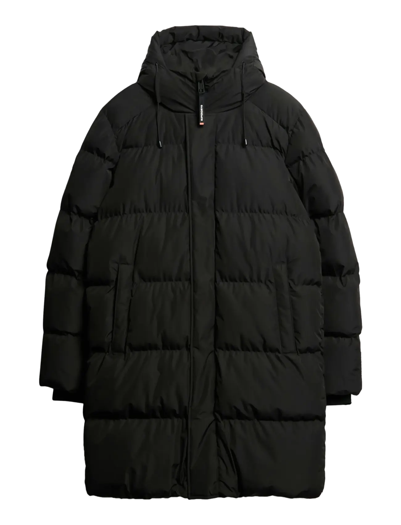 Superdry - HOODED SPORTS PUFFER MID JKT - dunjackor - black - 4