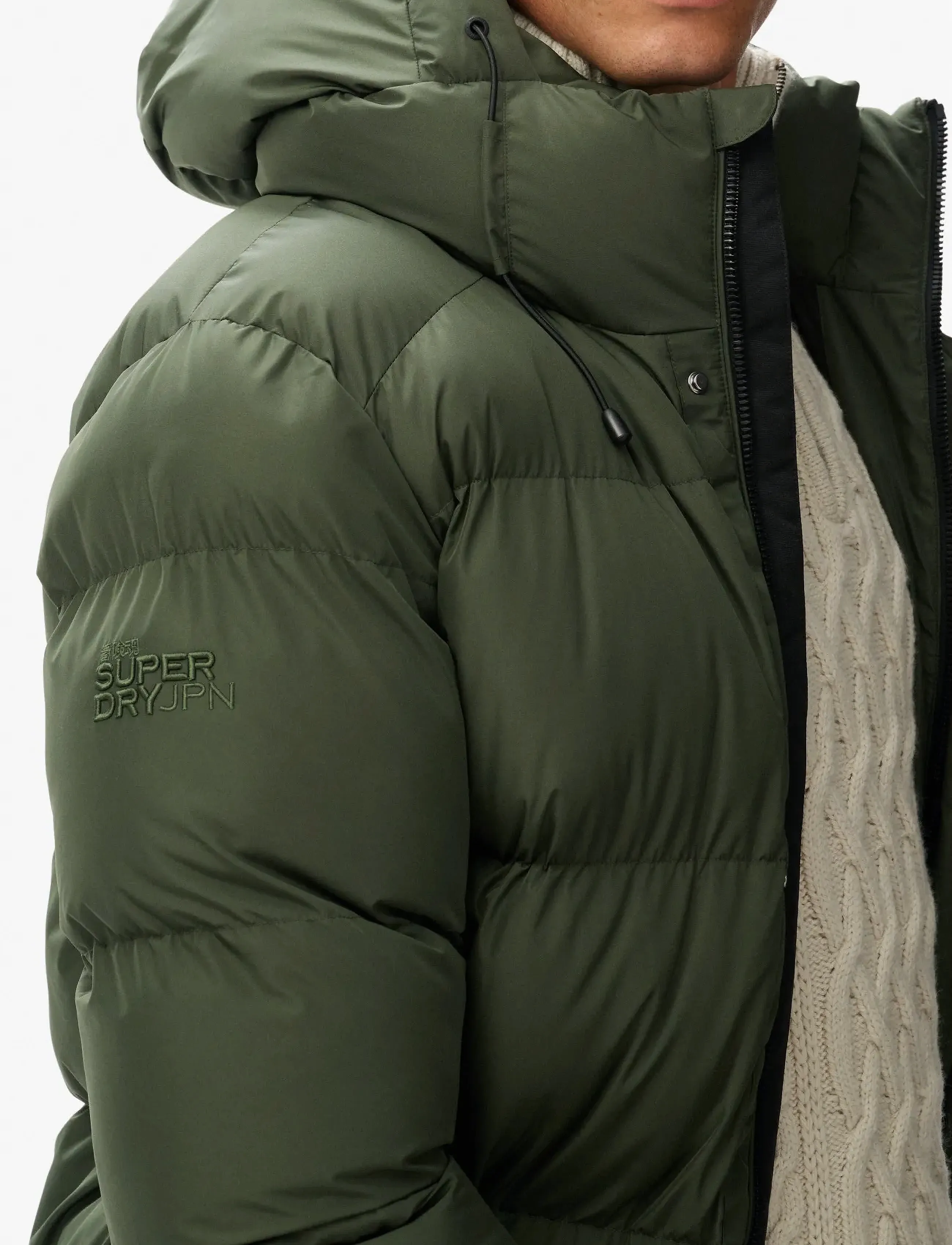 HOODED SPORTS PUFFER MID JKT 9