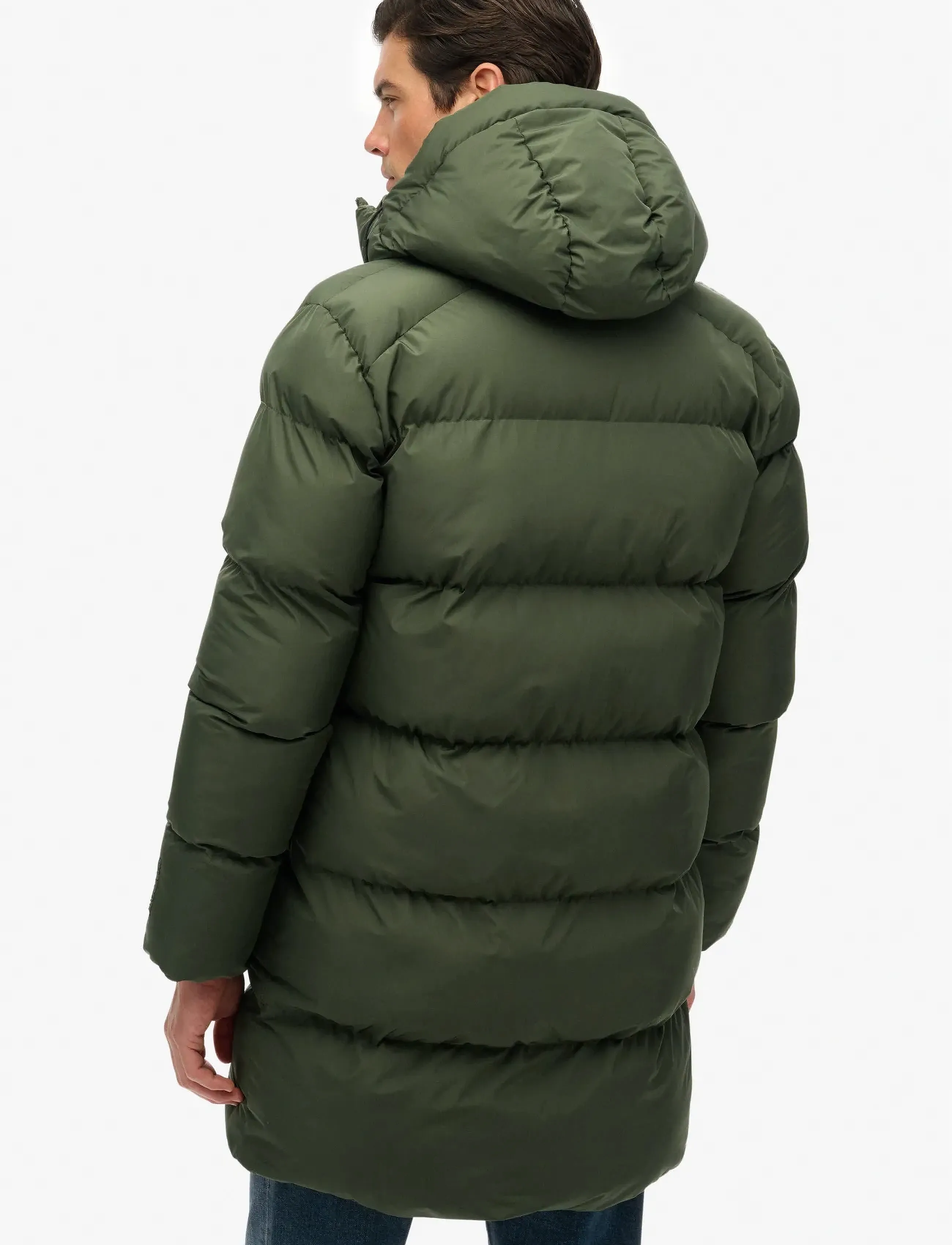 Superdry Hooded Sports Puffer Mid Jkt dunjackor herr – bild 10