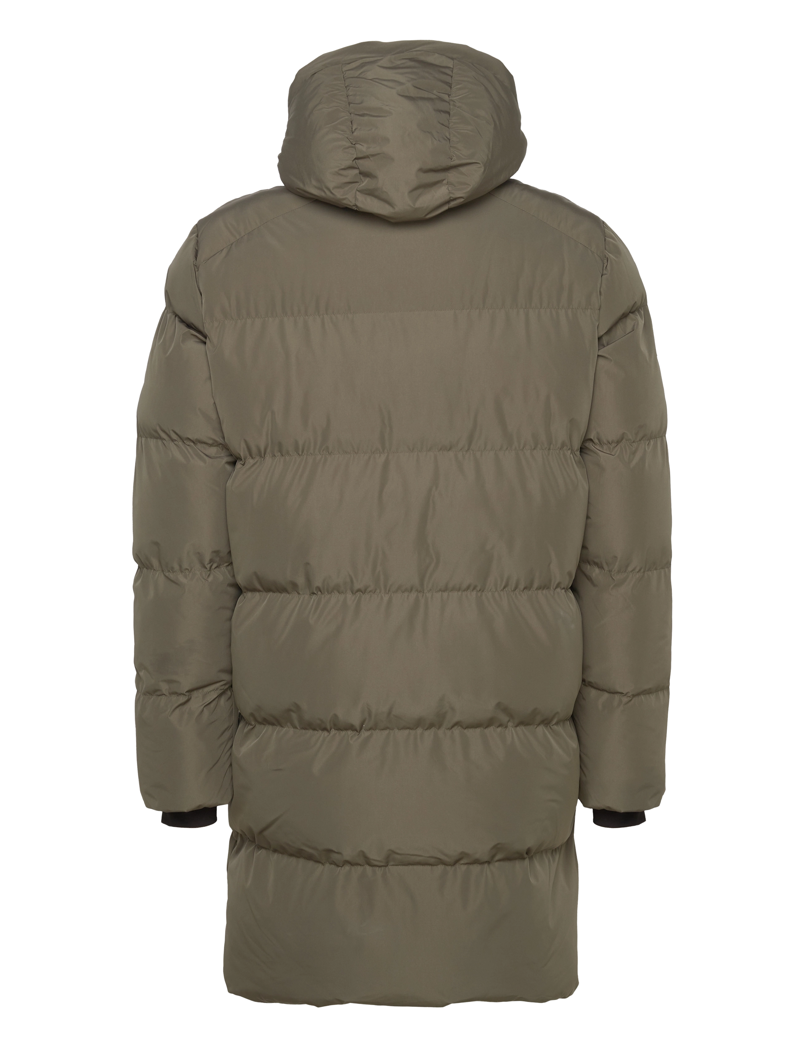 Superdry - HOODED SPORTS PUFFER MID JKT - talvejoped - dusty olive green - 2