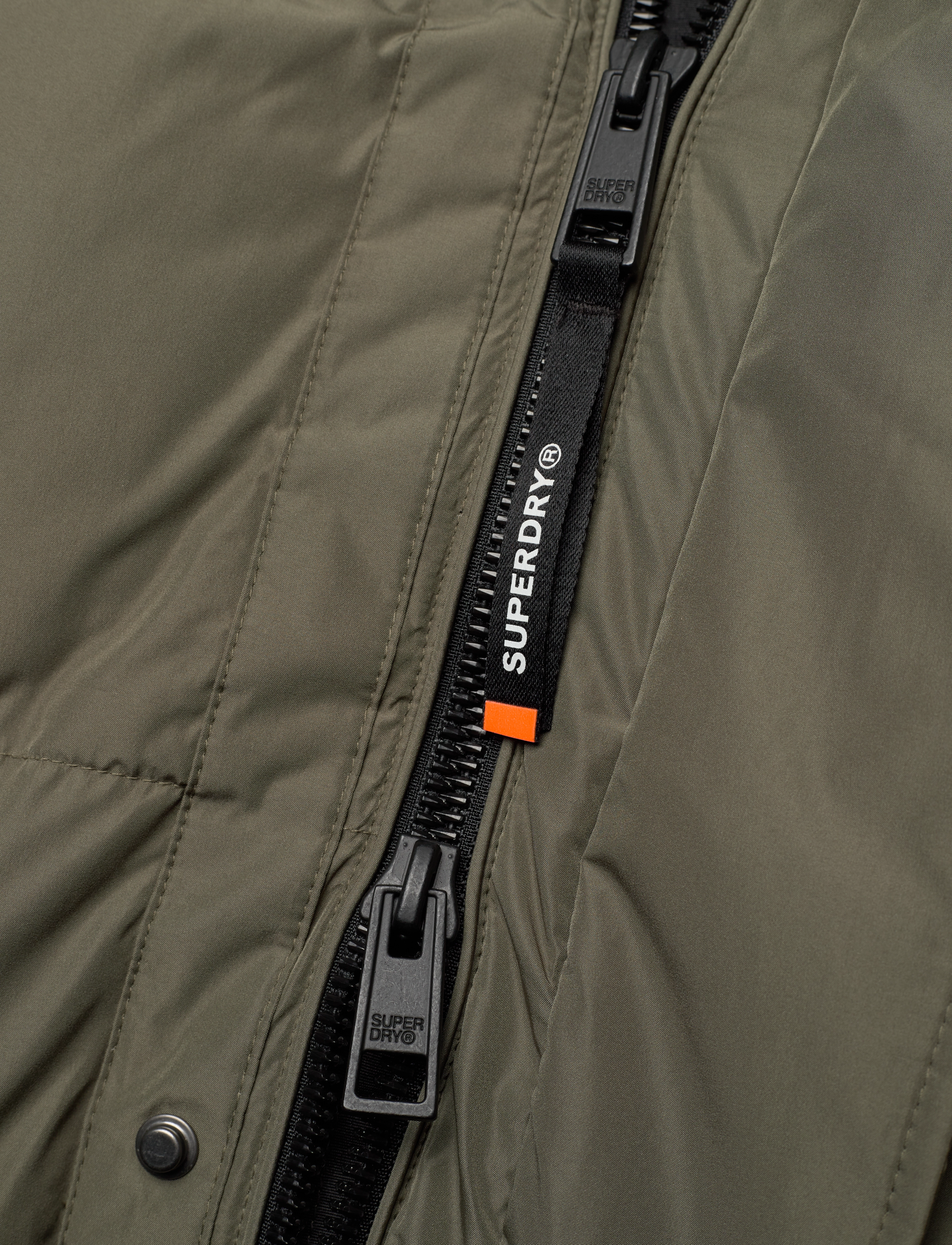 Superdry - HOODED SPORTS PUFFER MID JKT - talvejoped - dusty olive green - 5