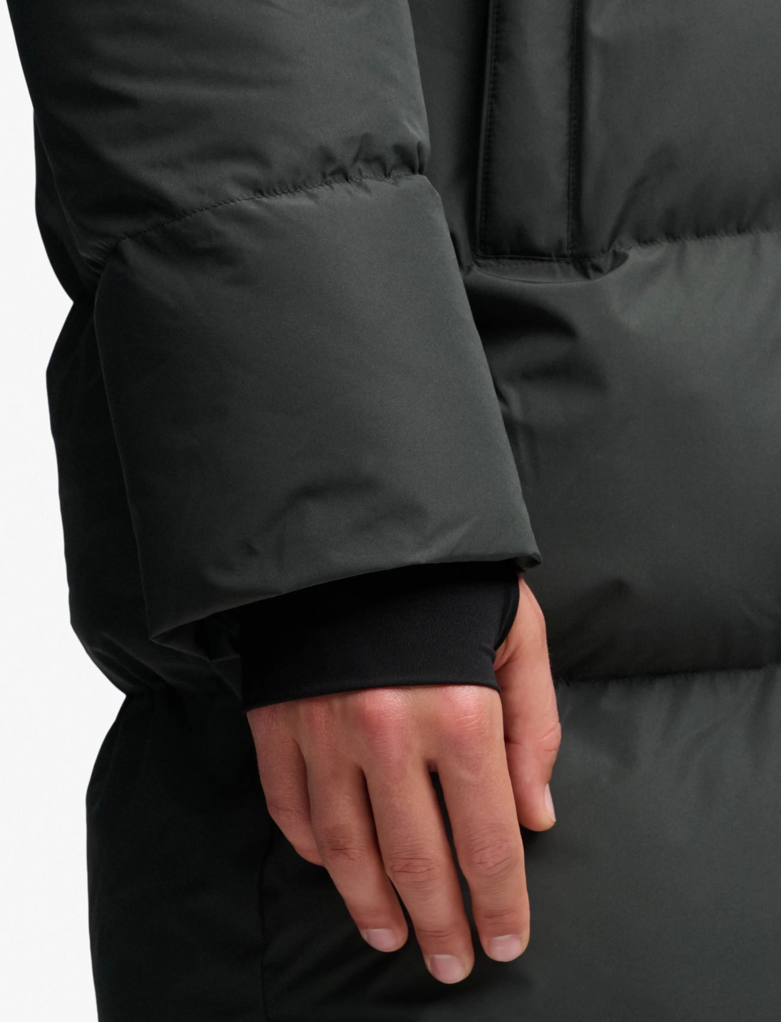 Superdry - HOODED SPORTS PUFFER MID JKT - winterjacken - hiking khaki - 5