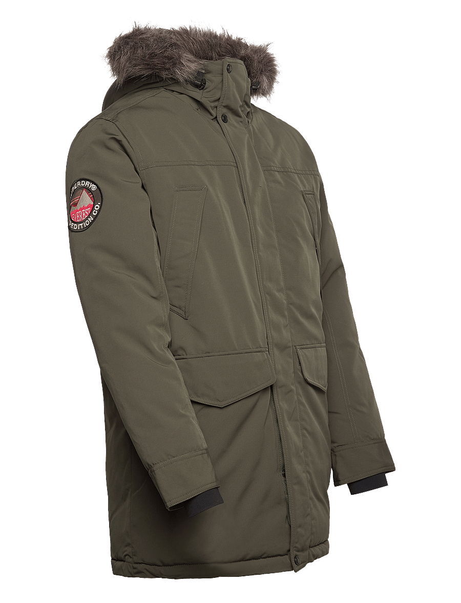 Superdry - EVEREST FAUX FUR PARKA JACKET - parkas - army khaki green - 3
