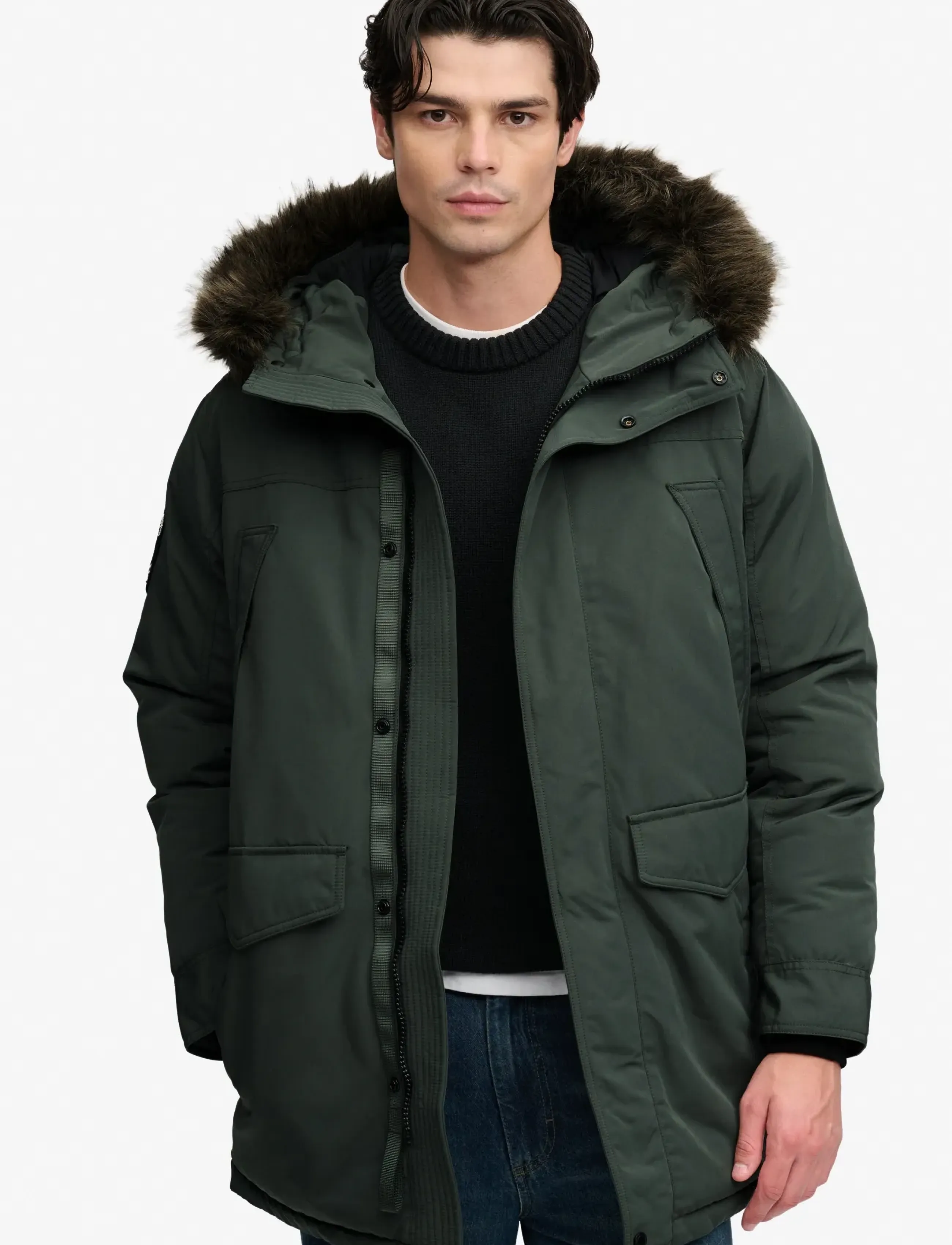 Everest Faux Fur Parka Jacket