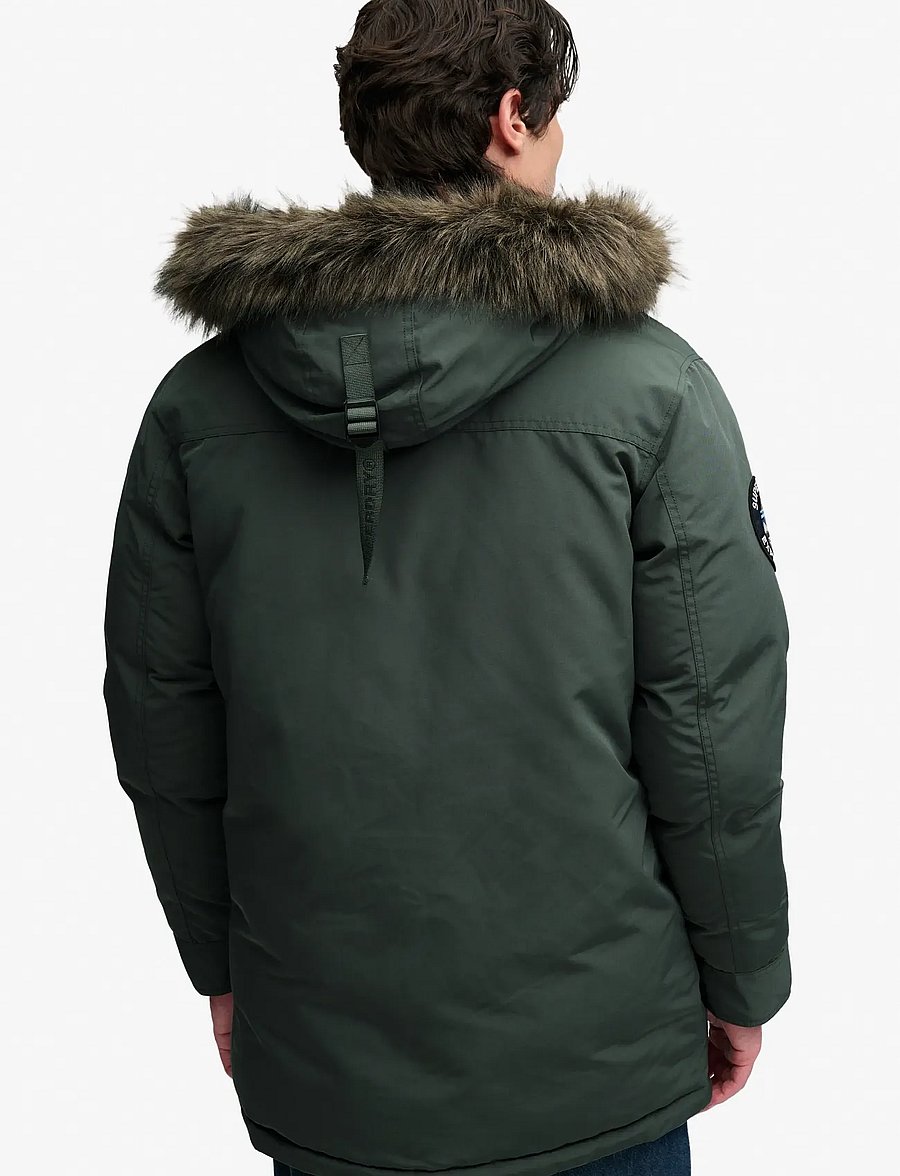 Superdry - EVEREST FAUX FUR PARKA JACKET - winterjacken - duffel bag green - 2