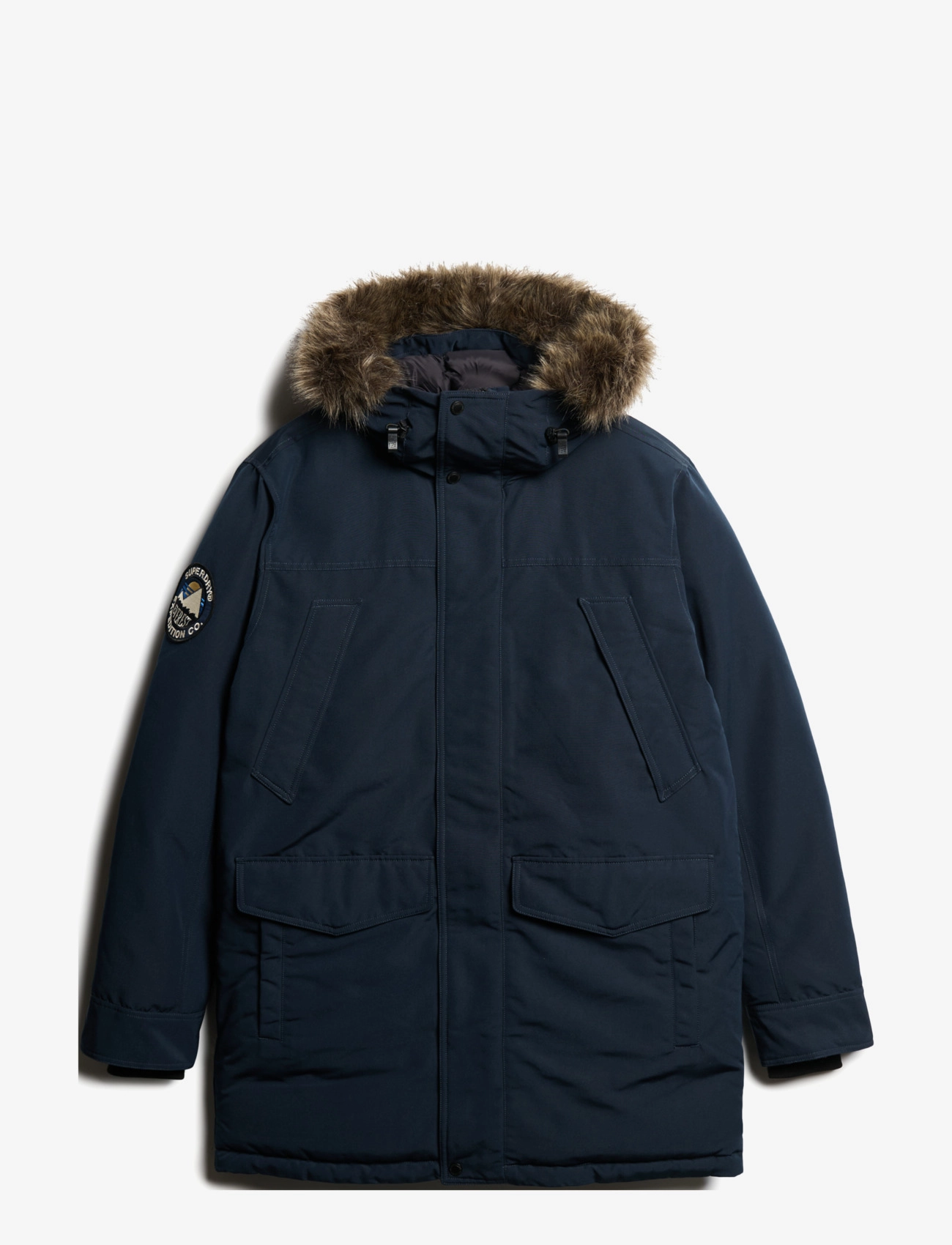 Superdry EVEREST FAUX FUR PARKA JACKET - Riided - ECLIPSE NAVY / navy
