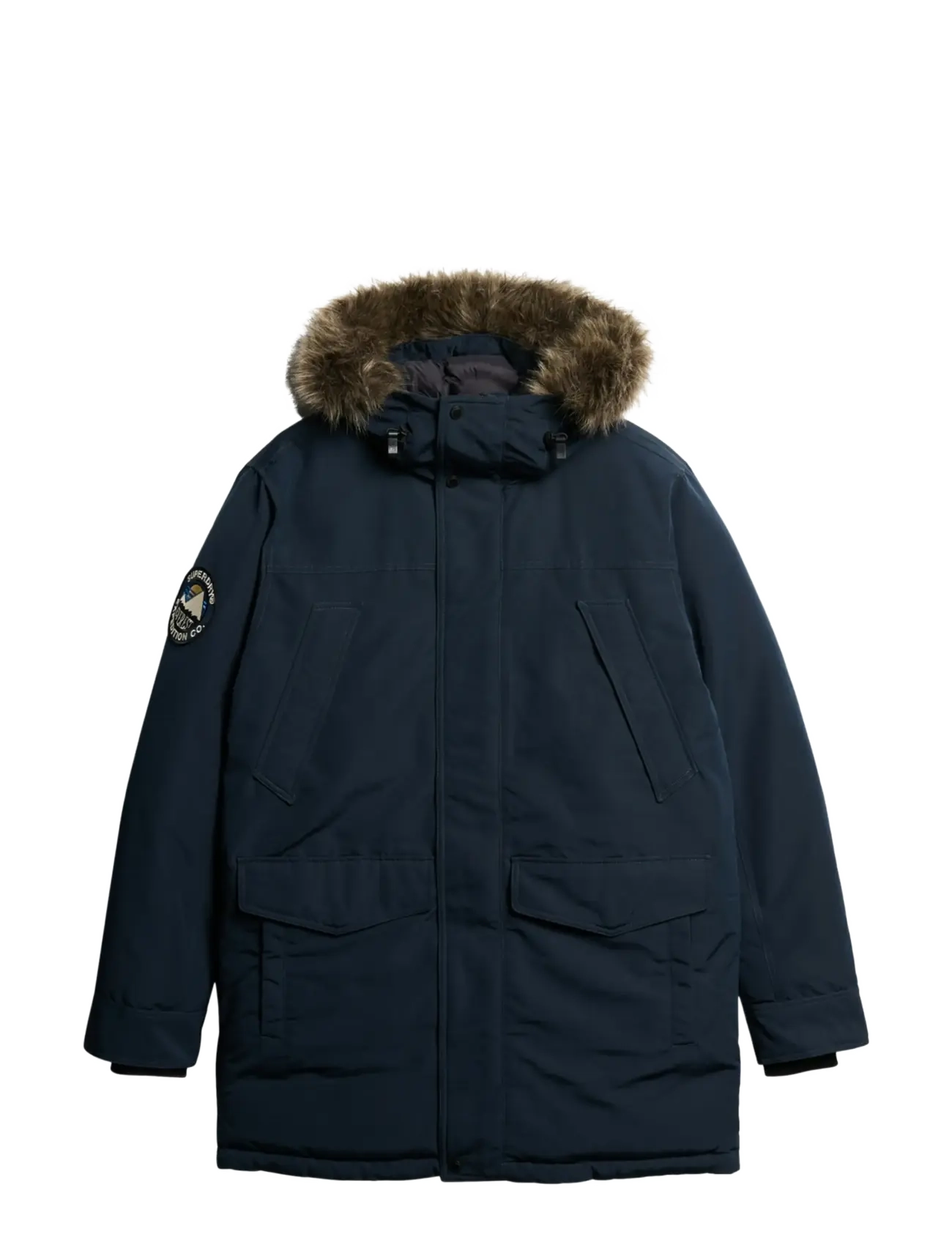 Superdry - EVEREST FAUX FUR PARKA JACKET - parkas - eclipse navy - 3