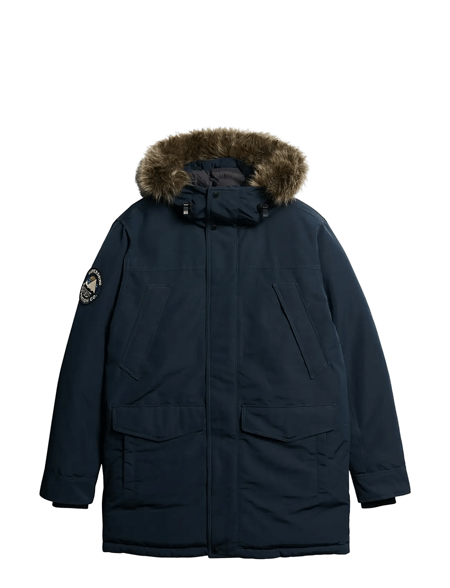 Superdry - EVEREST FAUX FUR PARKA JACKET - parkas - eclipse navy - 3