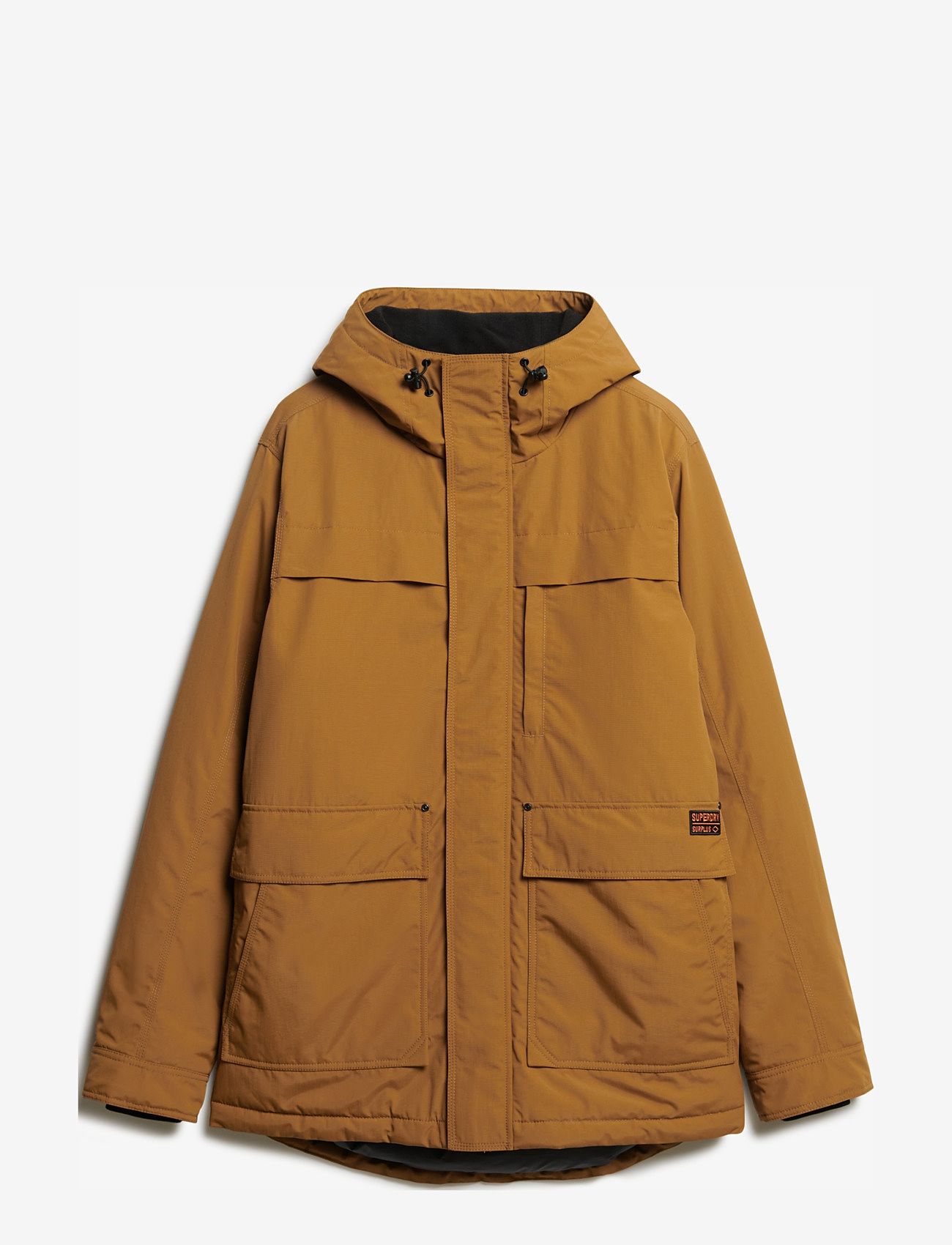 Superdry - SURPLUS HOODED PARKA - outerwear - dark tobacco brown - 0