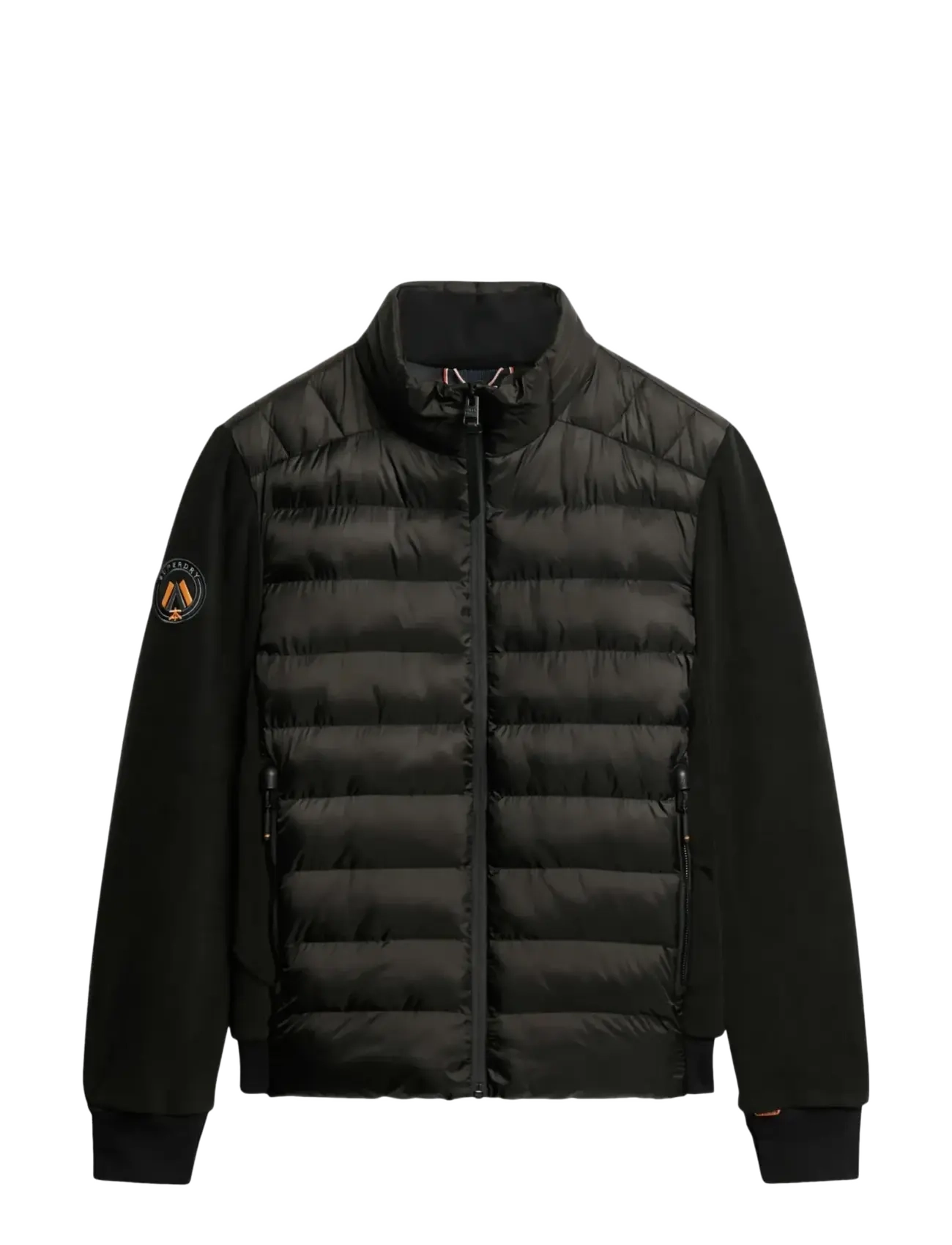 Superdry - STORM FLEECE HYBRID BOMBER - hybridjackor - black - 1