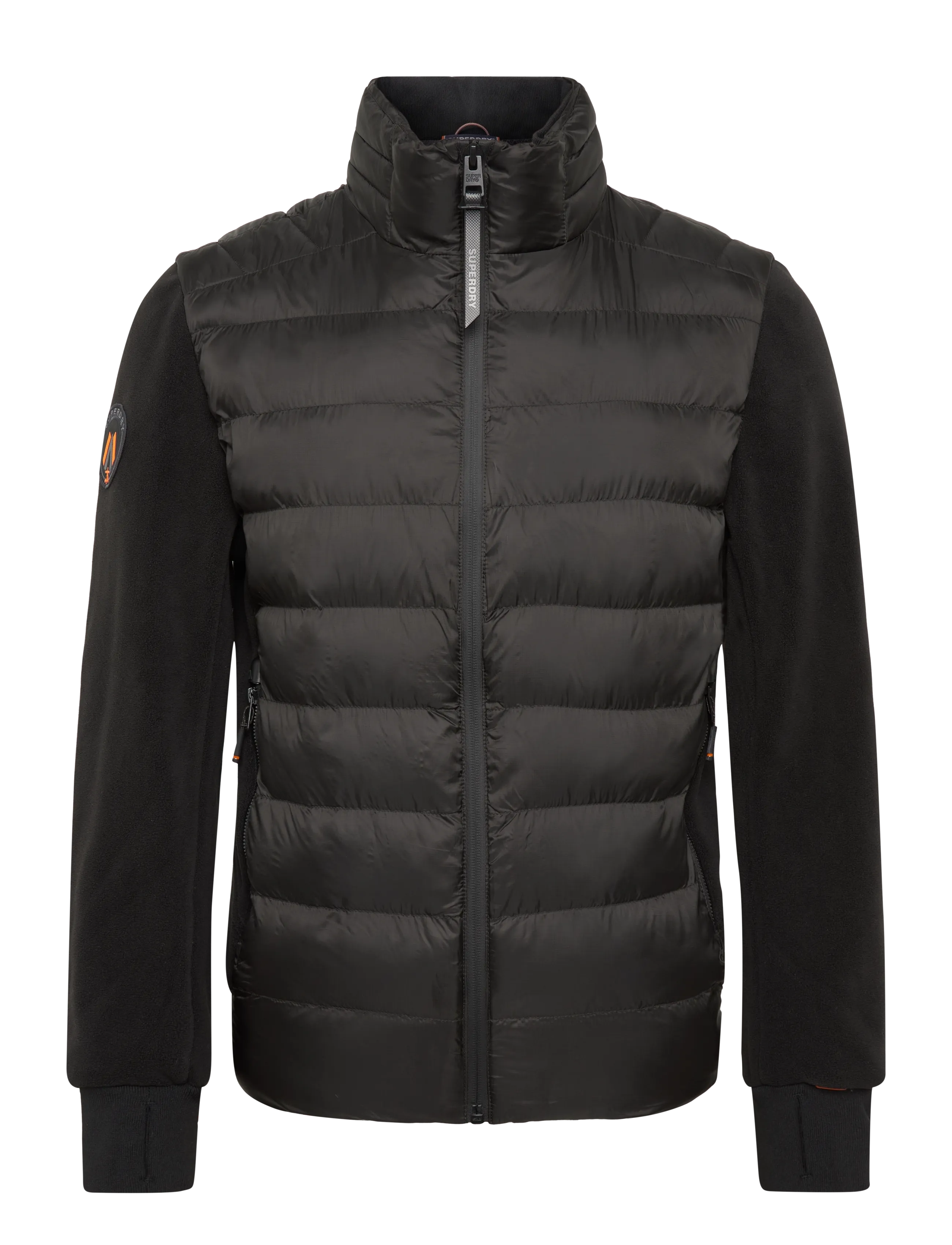 Superdry - STORM FLEECE HYBRID BOMBER - hybrid-jacken - black - 1