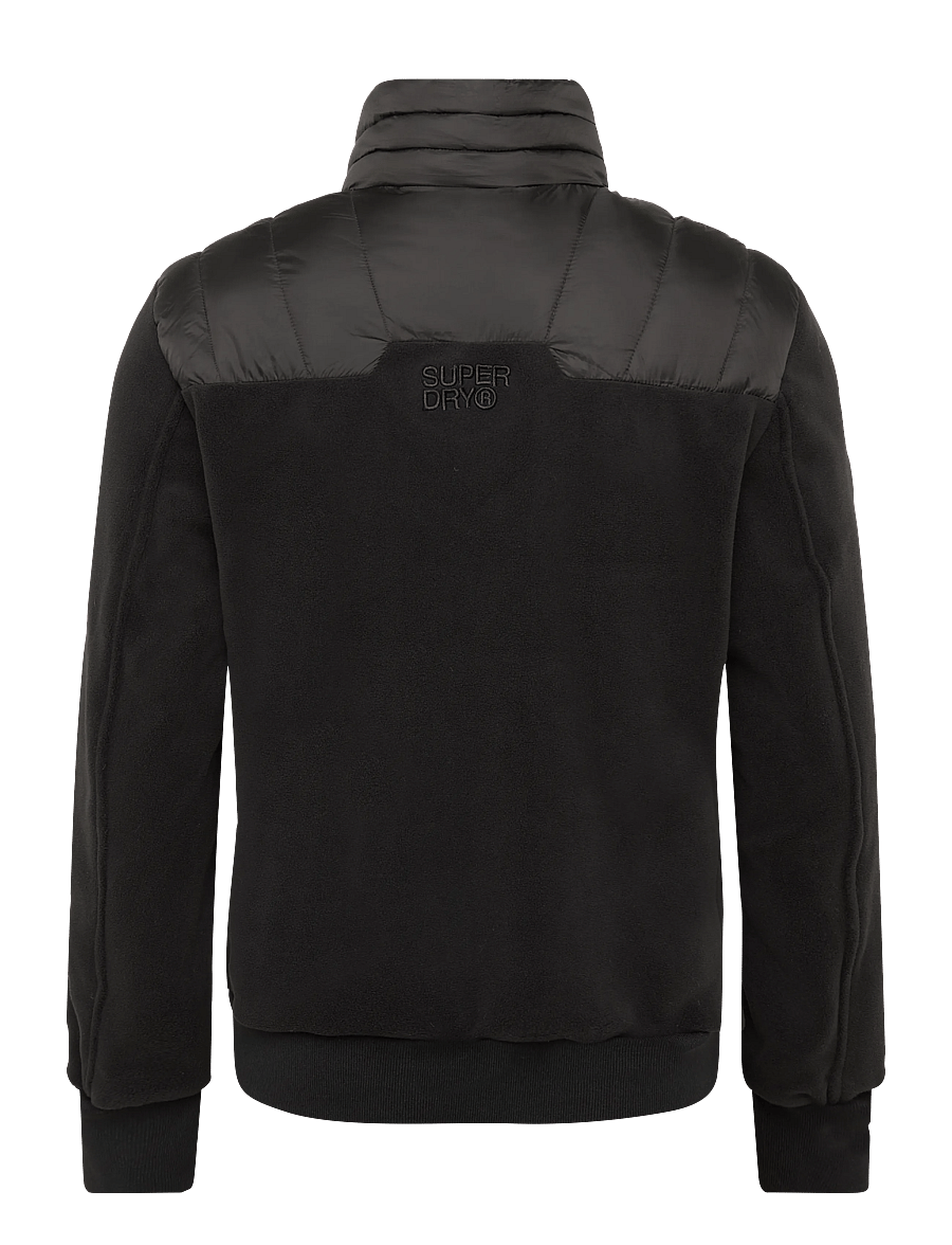 Superdry - STORM FLEECE HYBRID BOMBER - hybrid-jacken - black - 2