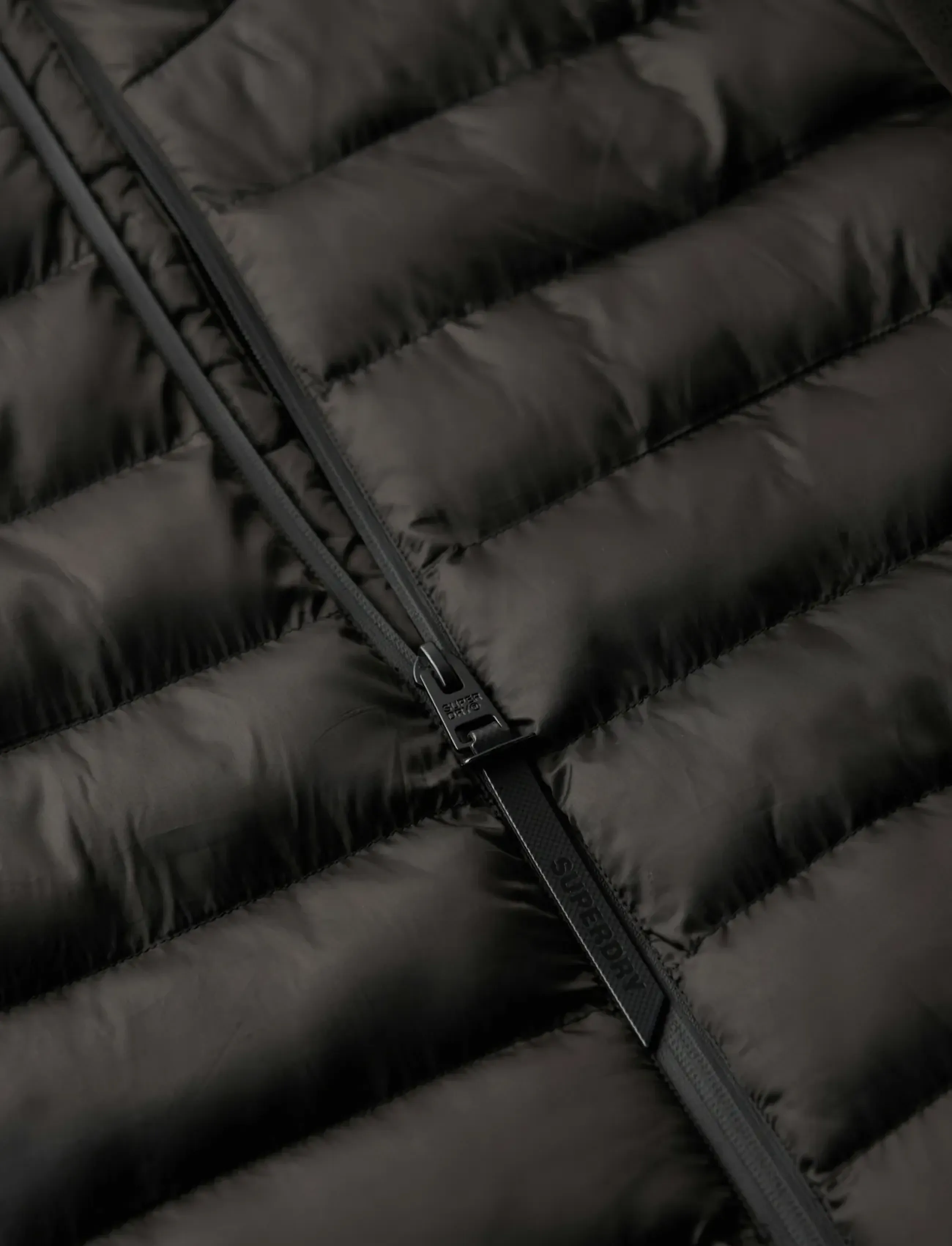 Superdry - STORM FLEECE HYBRID BOMBER - hybridjackor - black - 4