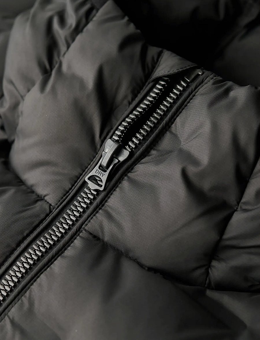 Superdry - HOODED QUILTED PUFFER COAT - dunjakker - black - 5