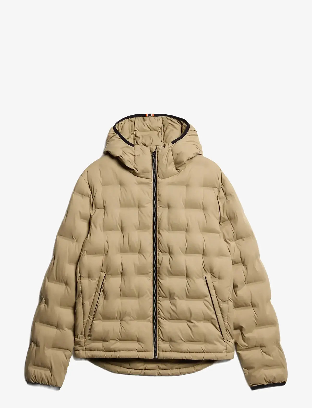 Superdry - HOODED QUILTED PUFFER COAT - vinterjackor - canyon sand brown - 1