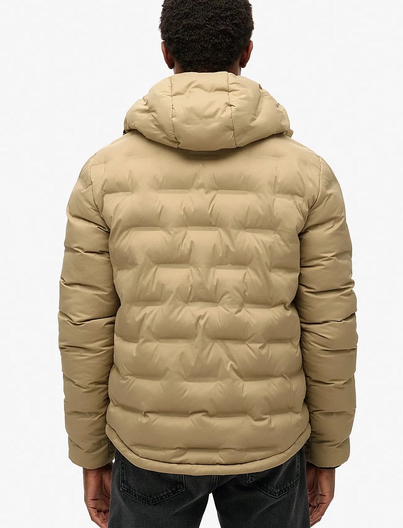 Superdry - HOODED QUILTED PUFFER COAT - vinterjackor - canyon sand brown - 4