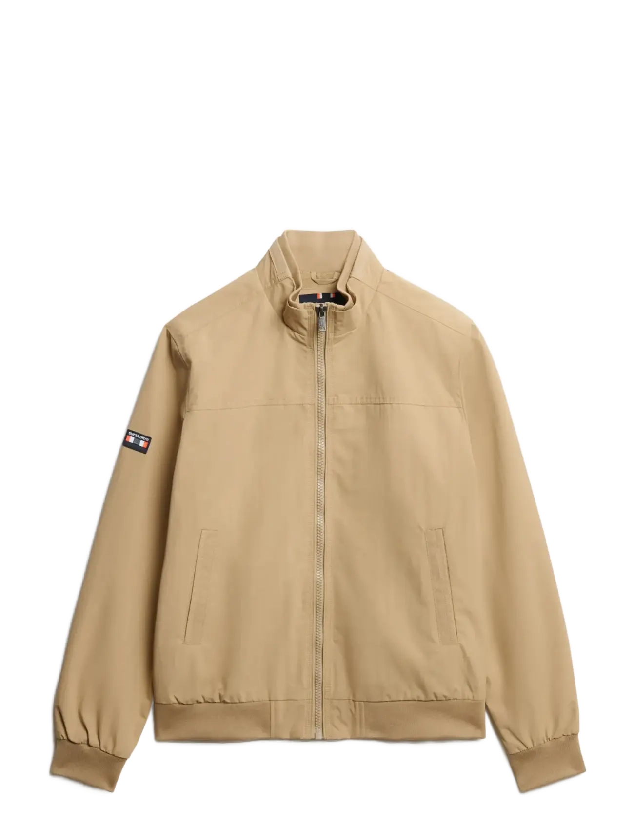 SUPERDRY Nylon Harrington Jacke Beige - M - Herren