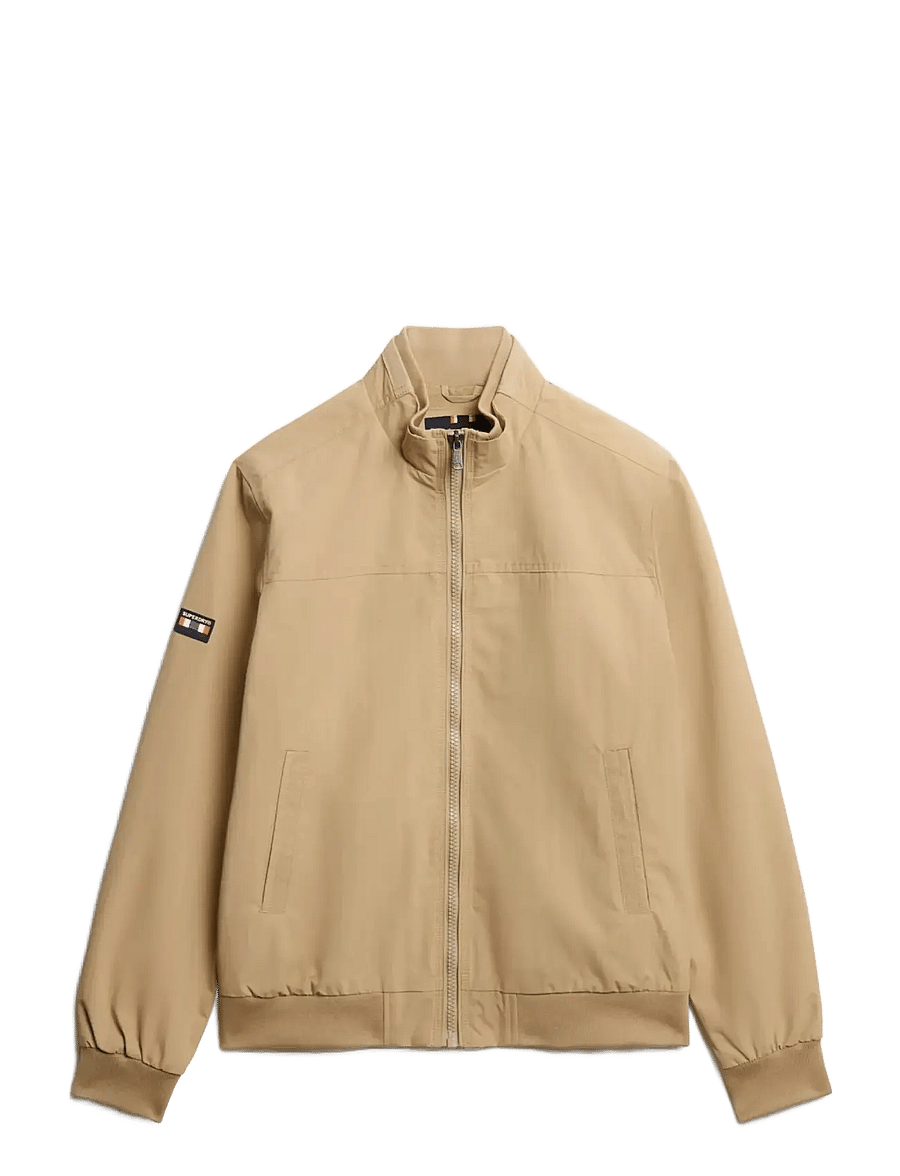 Superdry - NYLON HARRINGTON JACKET - lentejassen - canyon beige - 1