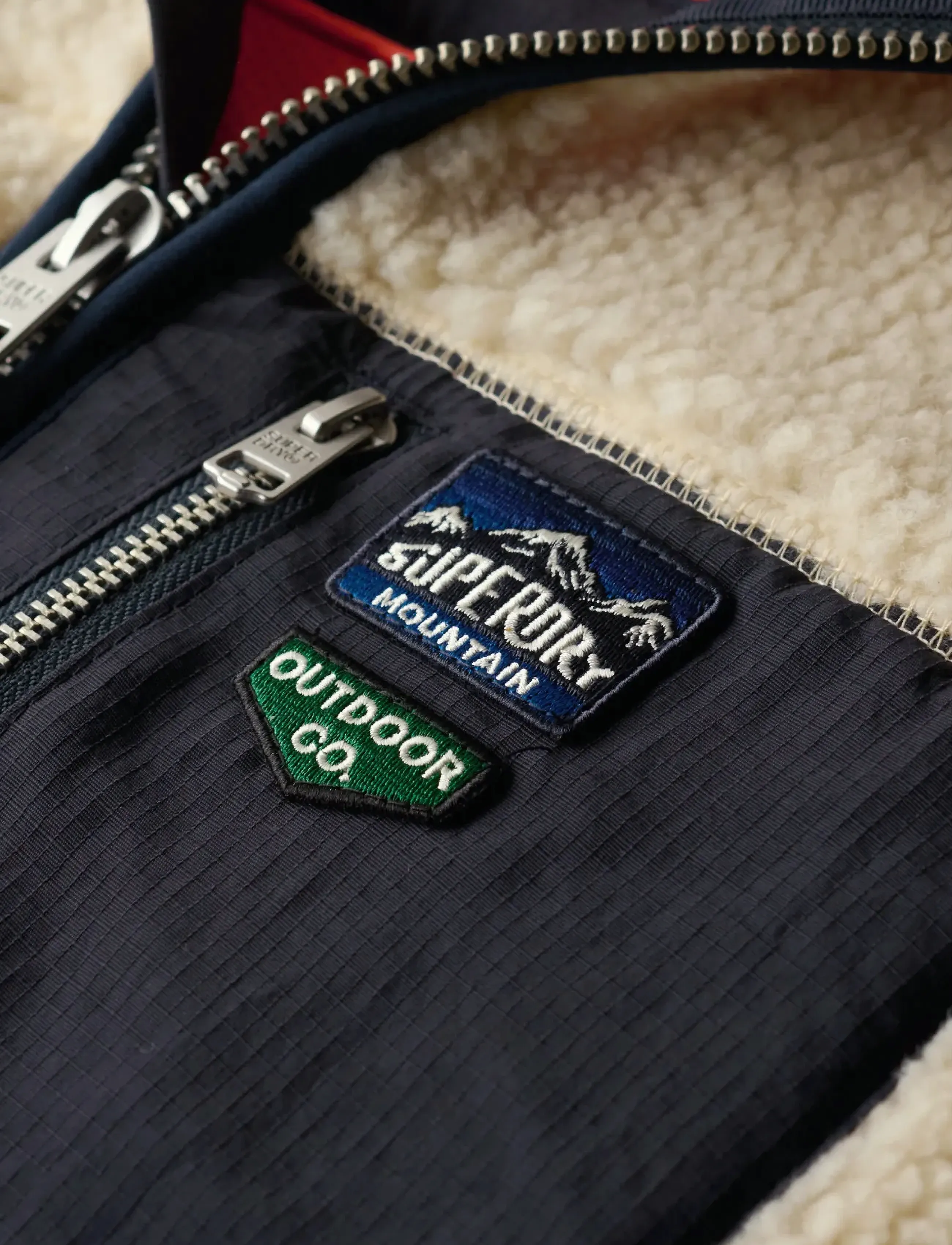 Superdry - VINTAGE RETRO FLEECE GILET - sweatshirts - oatmeal beige - 2