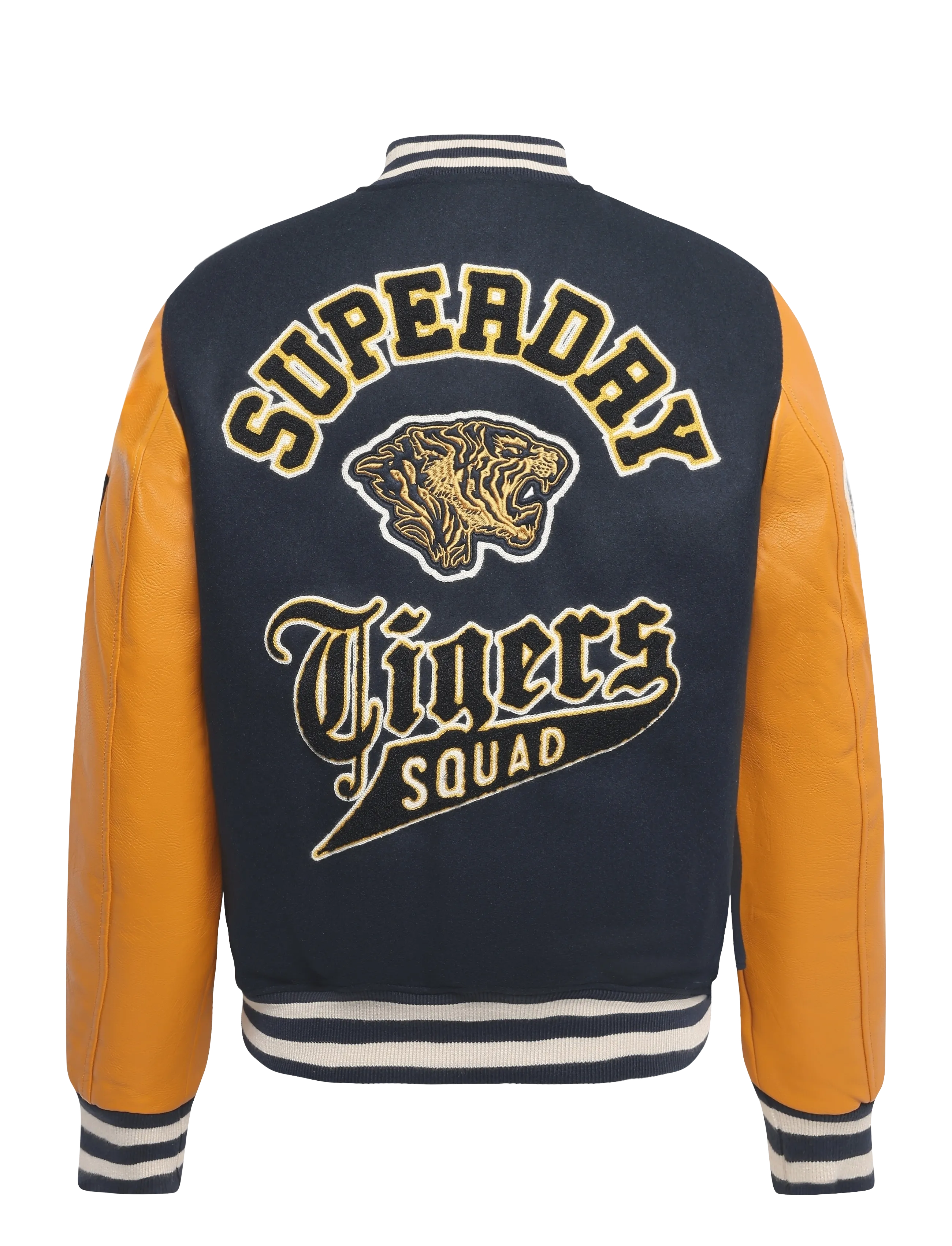 Superdry - VINTAGE PATCHED VARSITY JKT - varsity-jacken - eclipse navy/mustard - 2