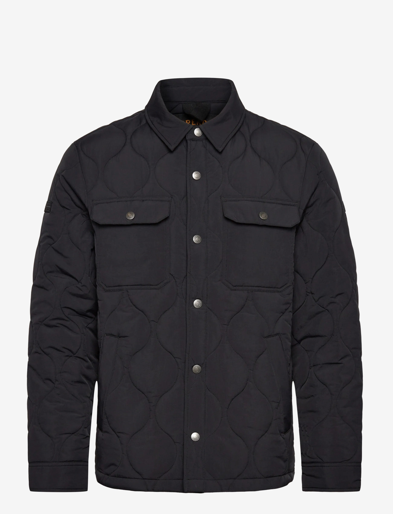 Superdry - SURPLUS LINER OVERSHIRT - sügisjakid - jet black - 0