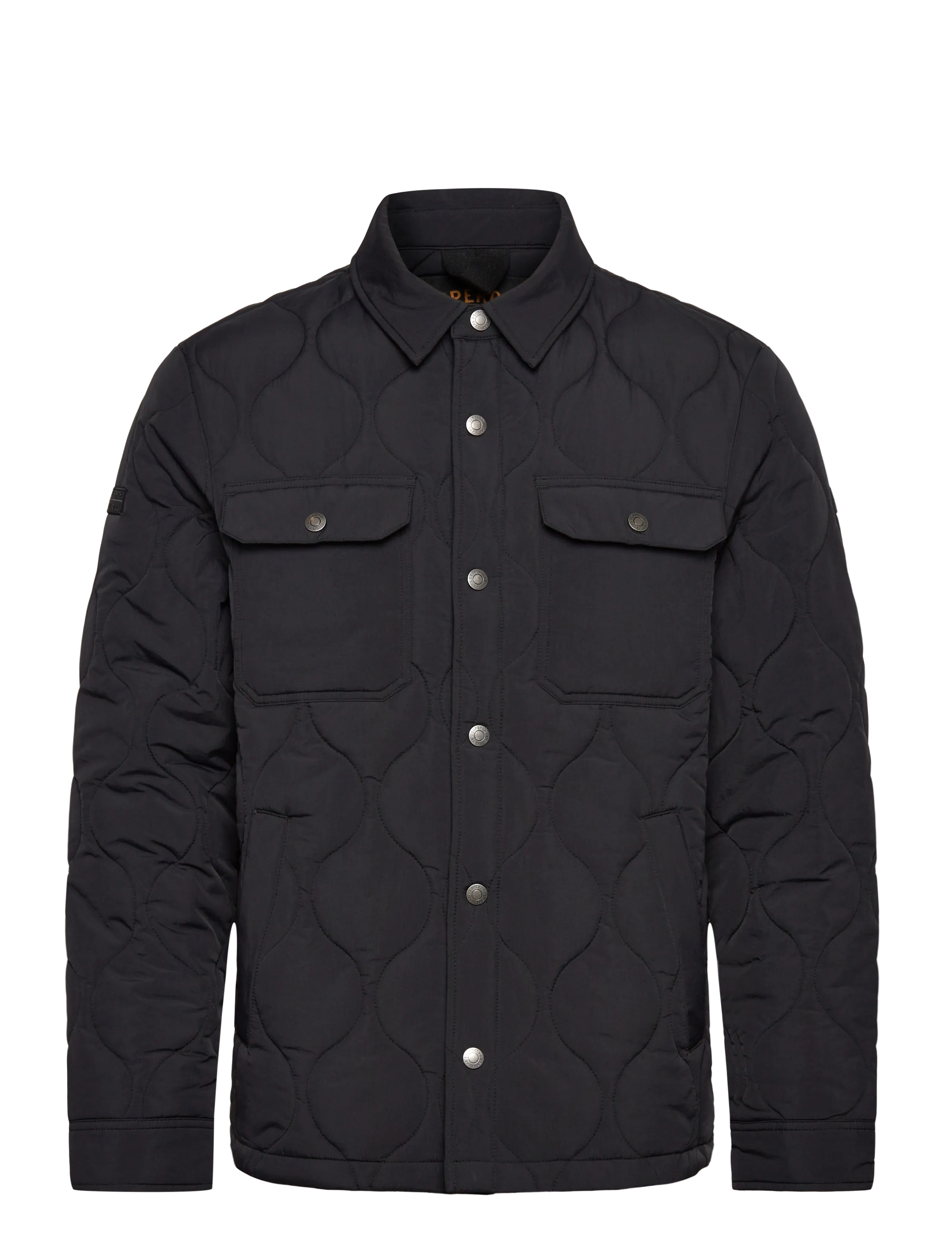 Superdry SURPLUS LINER OVERSHIRT - Quilted Jackets - JET BLACK / black