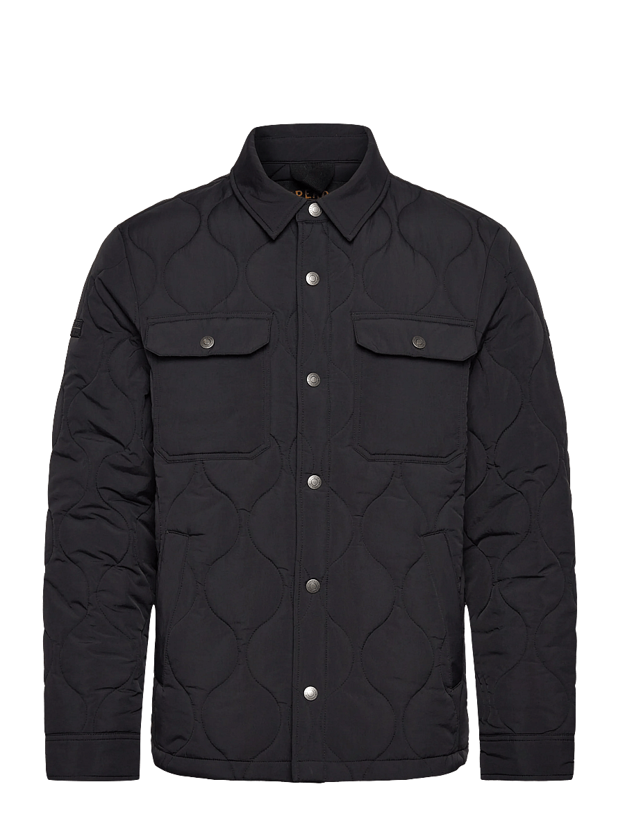 Superdry - SURPLUS LINER OVERSHIRT - spring jackets - jet black - 1