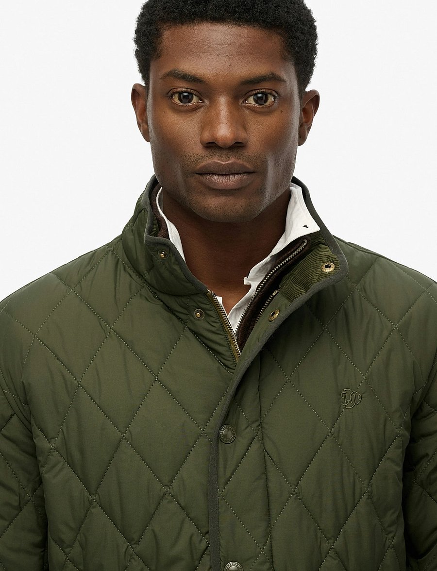 Superdry - QUILTED ESTATE JACKET - surplus goods olive green - 4