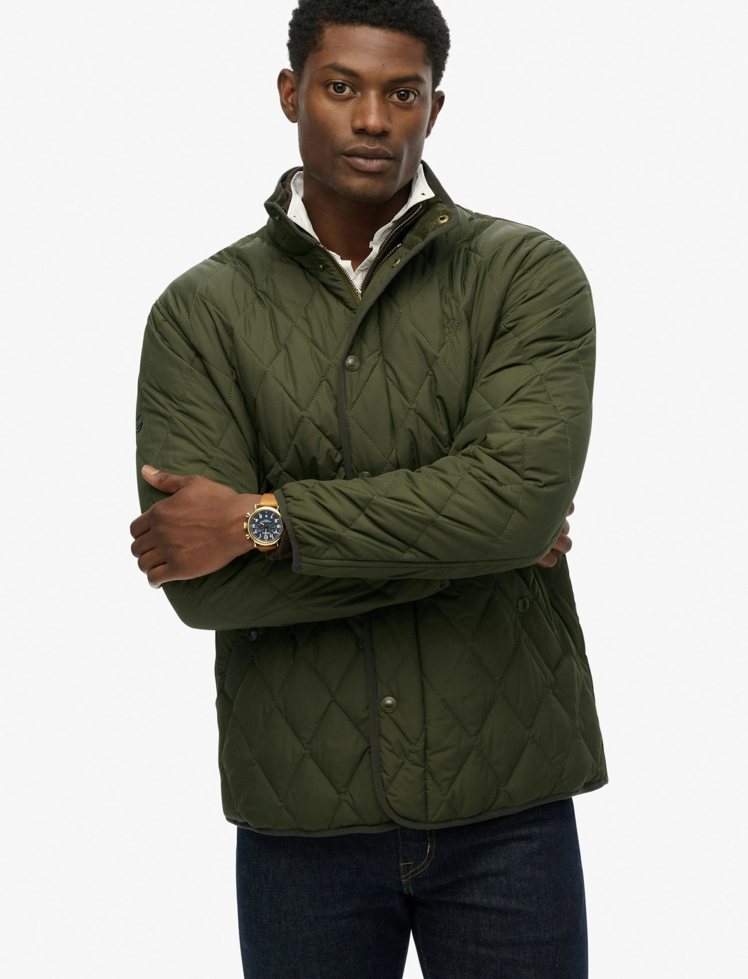 Superdry - QUILTED ESTATE JACKET - surplus goods olive green - 5