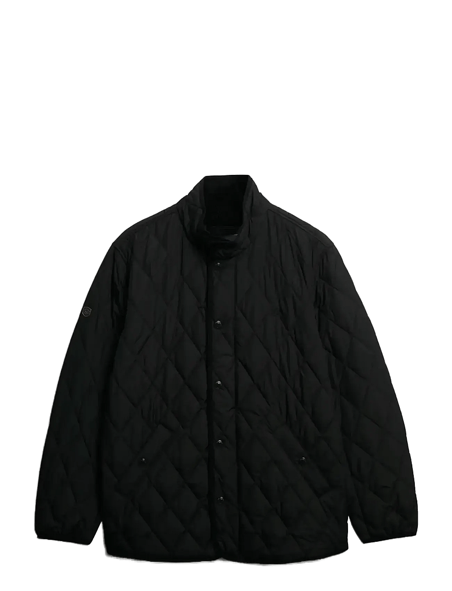 Superdry - QUILTED ESTATE JACKET - herbstjacken - meteorite black - 1