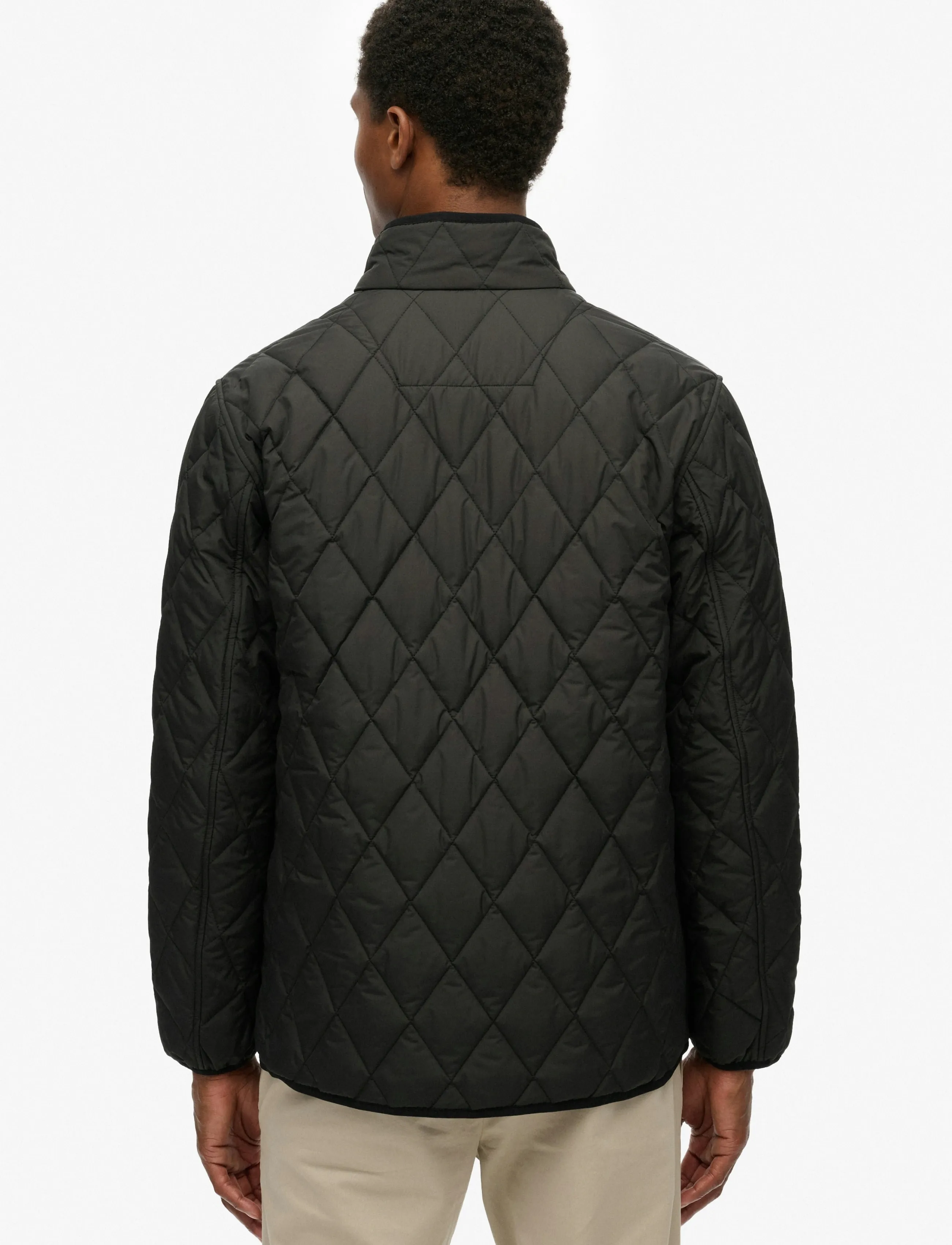 Superdry - QUILTED ESTATE JACKET - herbstjacken - meteorite black - 2