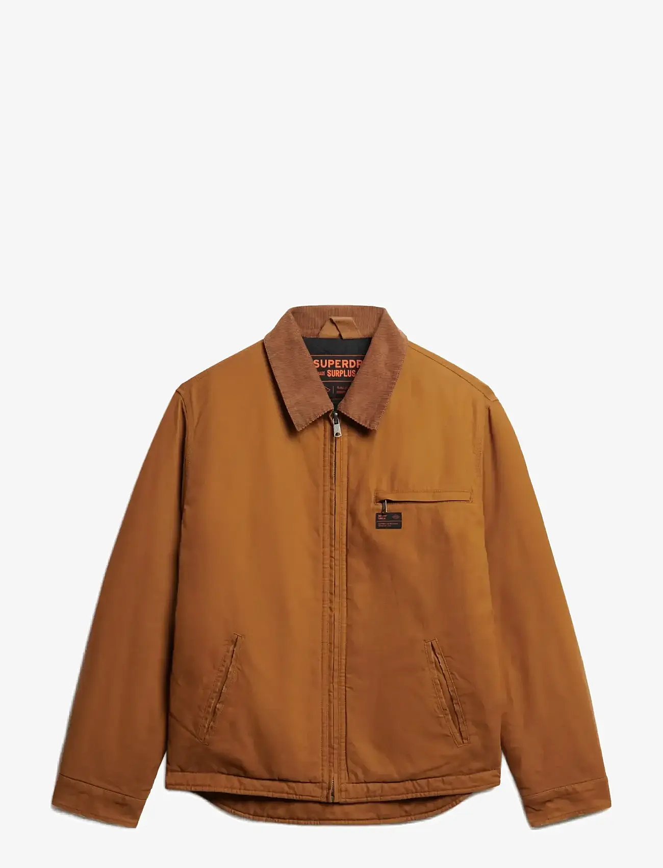 Superdry - COTTON CANVAS RANCH JKT - forårsjakker - denim co tobacco brown - 1